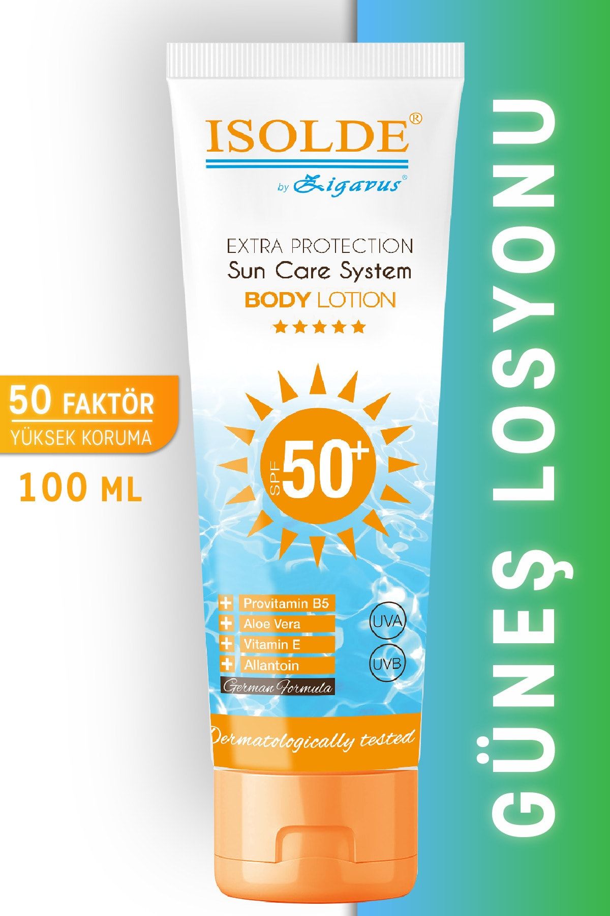 Zigavus Isolde Güneş Koruyucu Losyon Spf50+ 100 ml