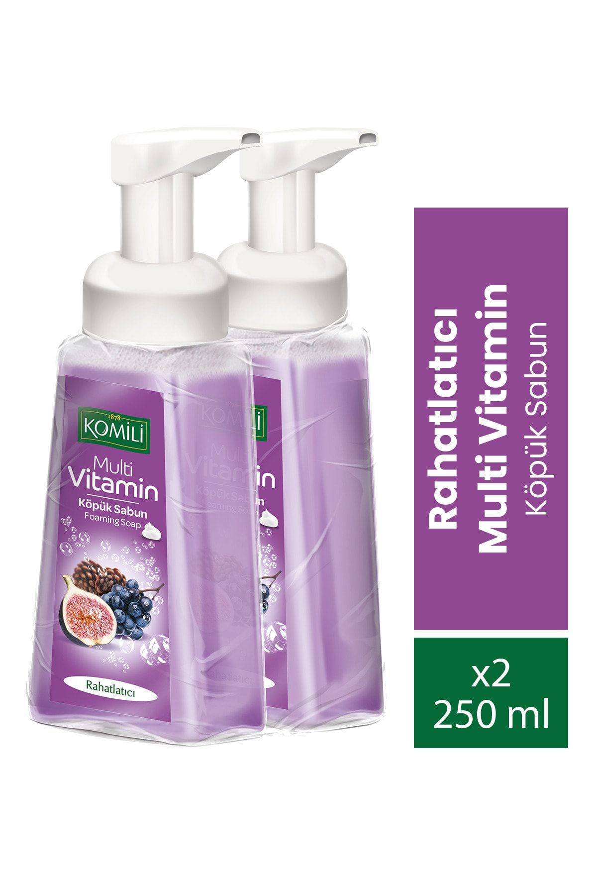 Komili Rahatlatıcı Köpük Sabun Multi Vitamin 250 ml 250 ml