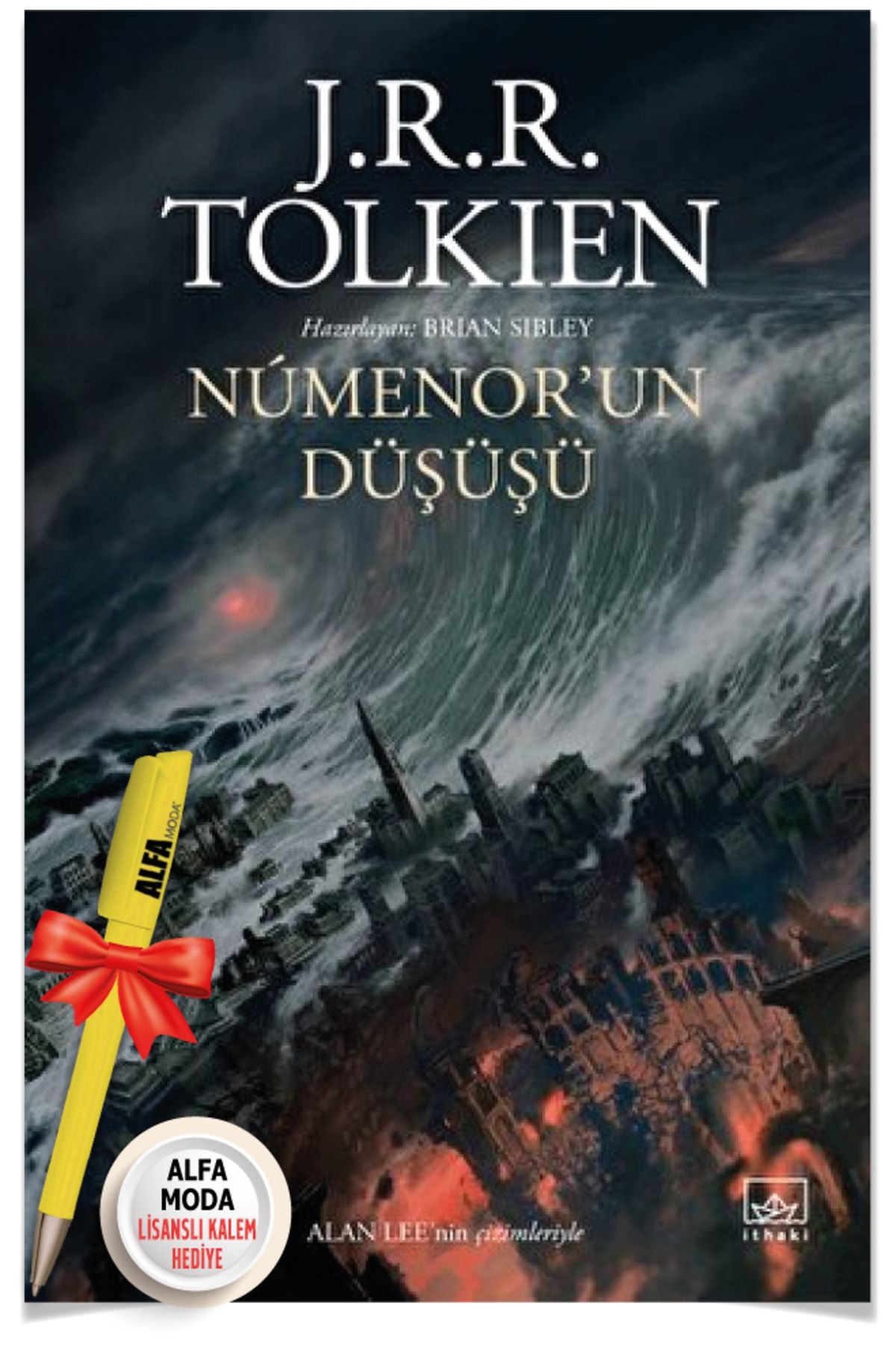 İthaki Yayınları Numenor’un Düşüşü (J. R. R. Tolkien) + Moda Lisanslı Kalem Hediye - İthaki Yayınları