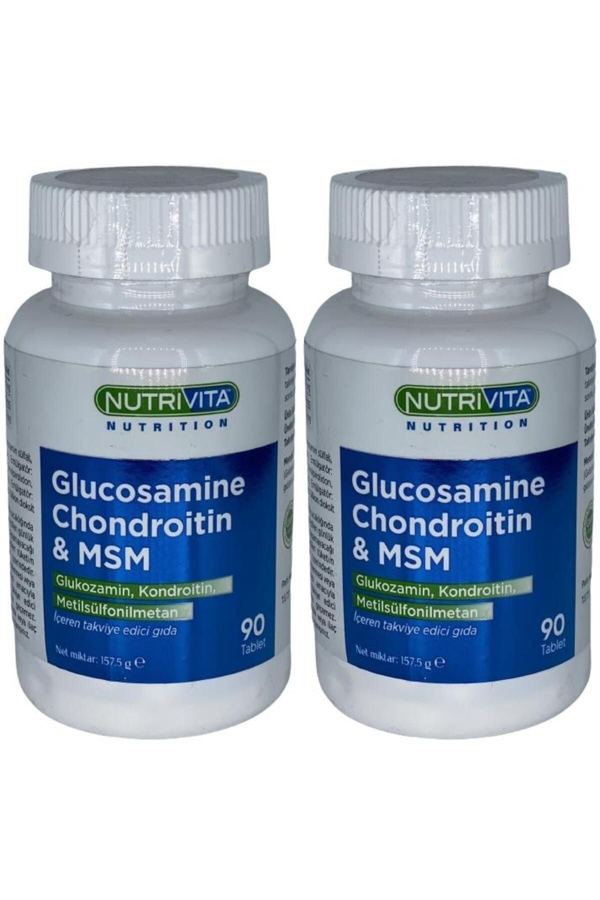 Nutrivita Nutrition Glucosamine Chondroitin Msm 2x90 Tablet Glukozamin Kondroitin