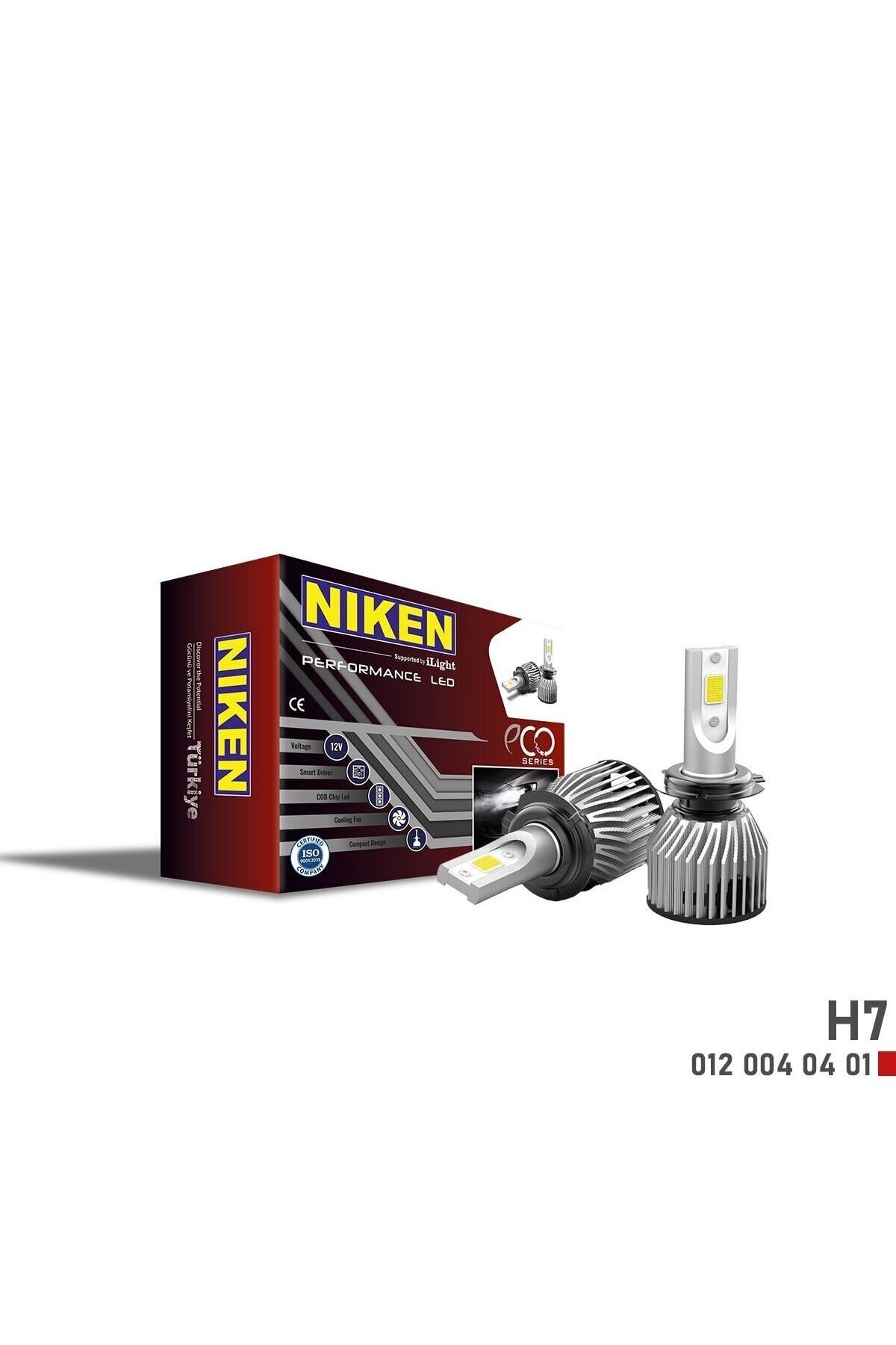 Niken H7 Led Xenon Far Ampulü Eco Niken 8000 Lmn Uyumlu
