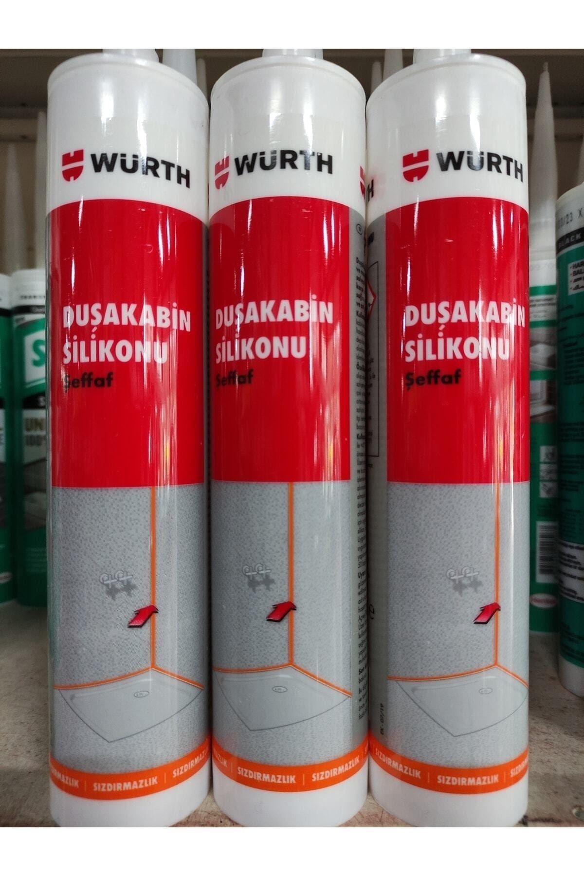 Würth Würt Duşakabin Silikonu Şeffaf 310 ml Transparent 1 Adet