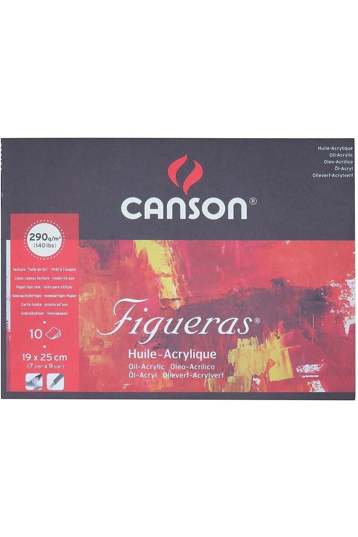 Canson Figueras Akrilik Yapışkanlı Blok 19 X 25cm 10sayfa 290gr