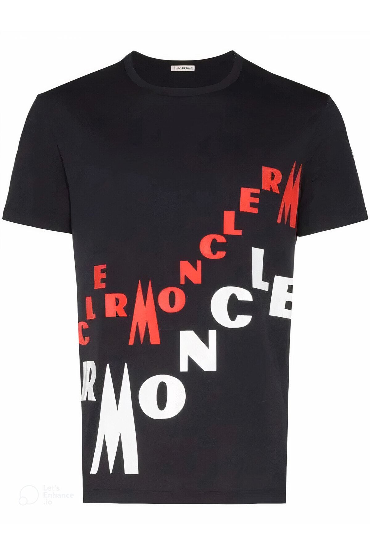Moncler Logo Printed Lacivert T-shirt