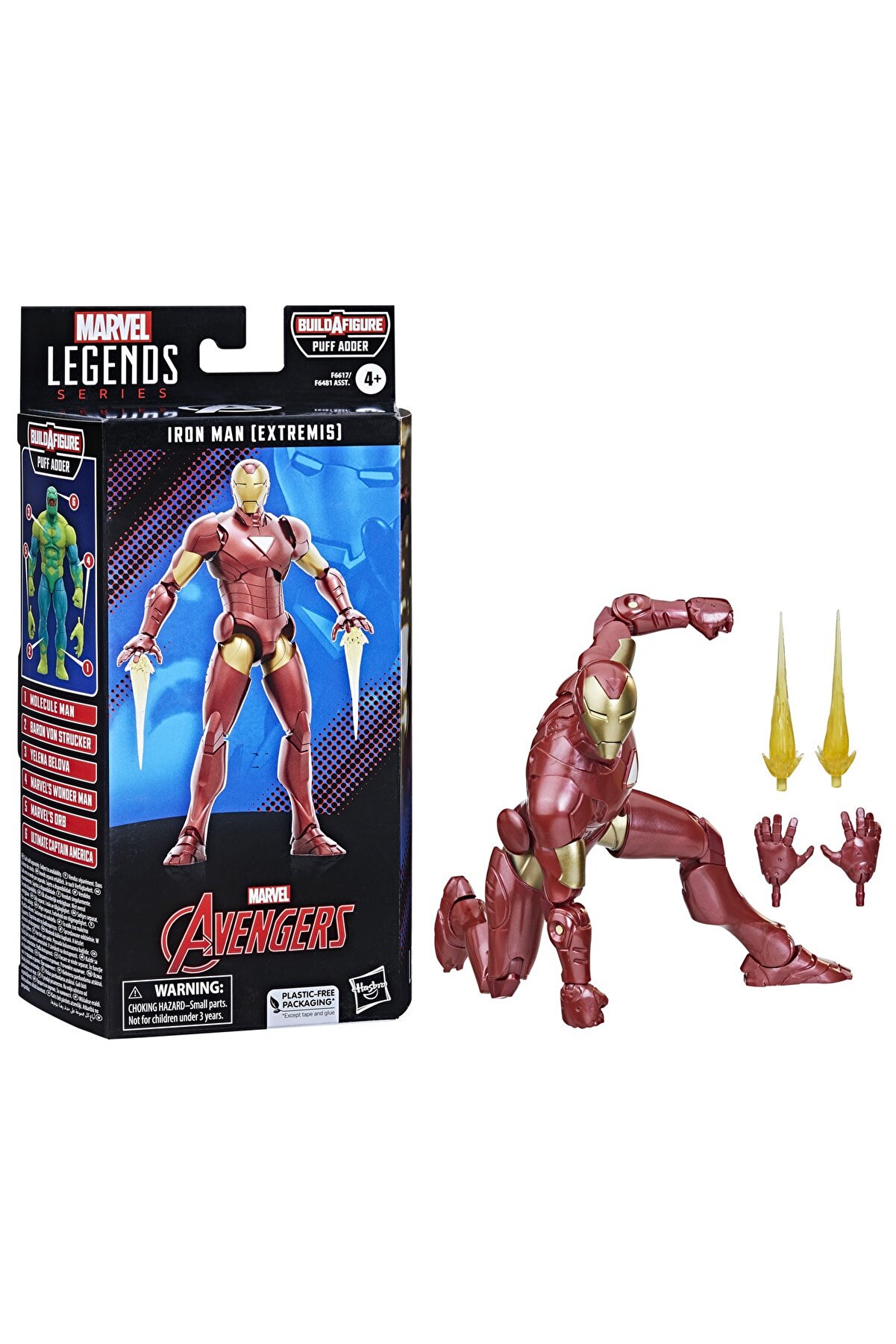 Hasbro The Avengers (Classic Comic) Marvel Legends Iron Man (Extremis)