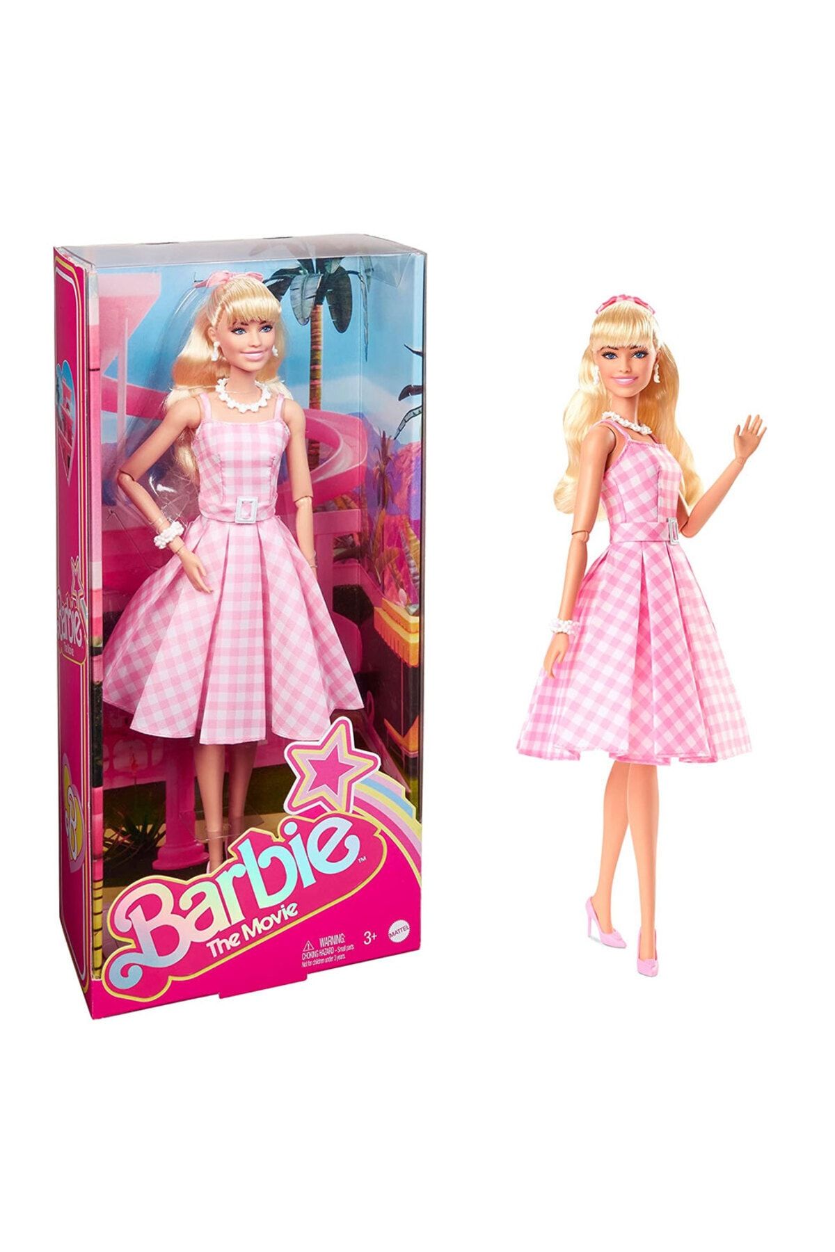 Barbie Movie Pembe Elbiseli Bebek Hpj96