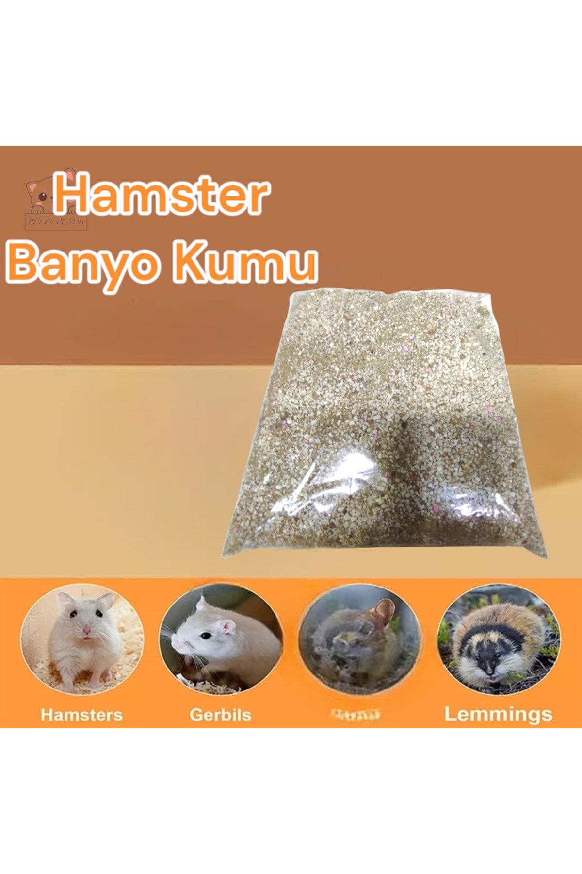ozzipetshop Hamster Icin Ozel Banyo Kumu 1 kg