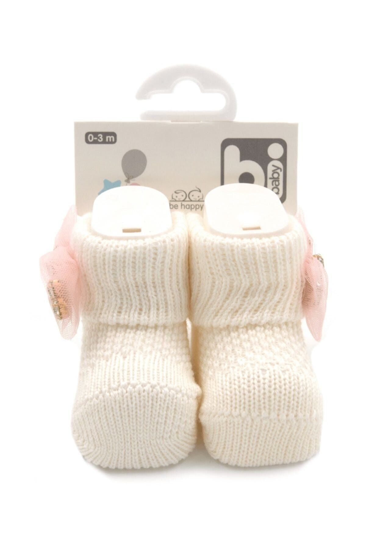 Bibaby Fiyonklu Bebek Çorabı 68301