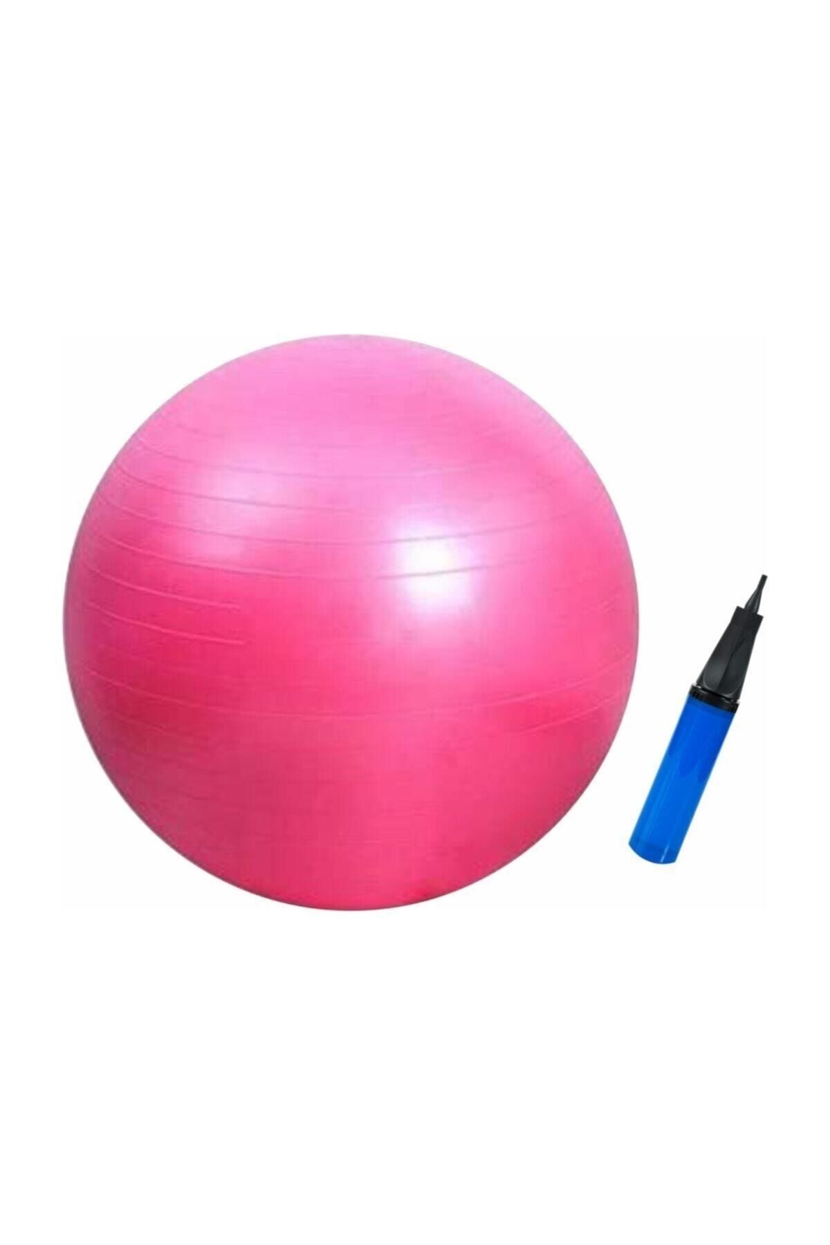 Povit 65 cm Pilates Topu Pembe ( Pompa)