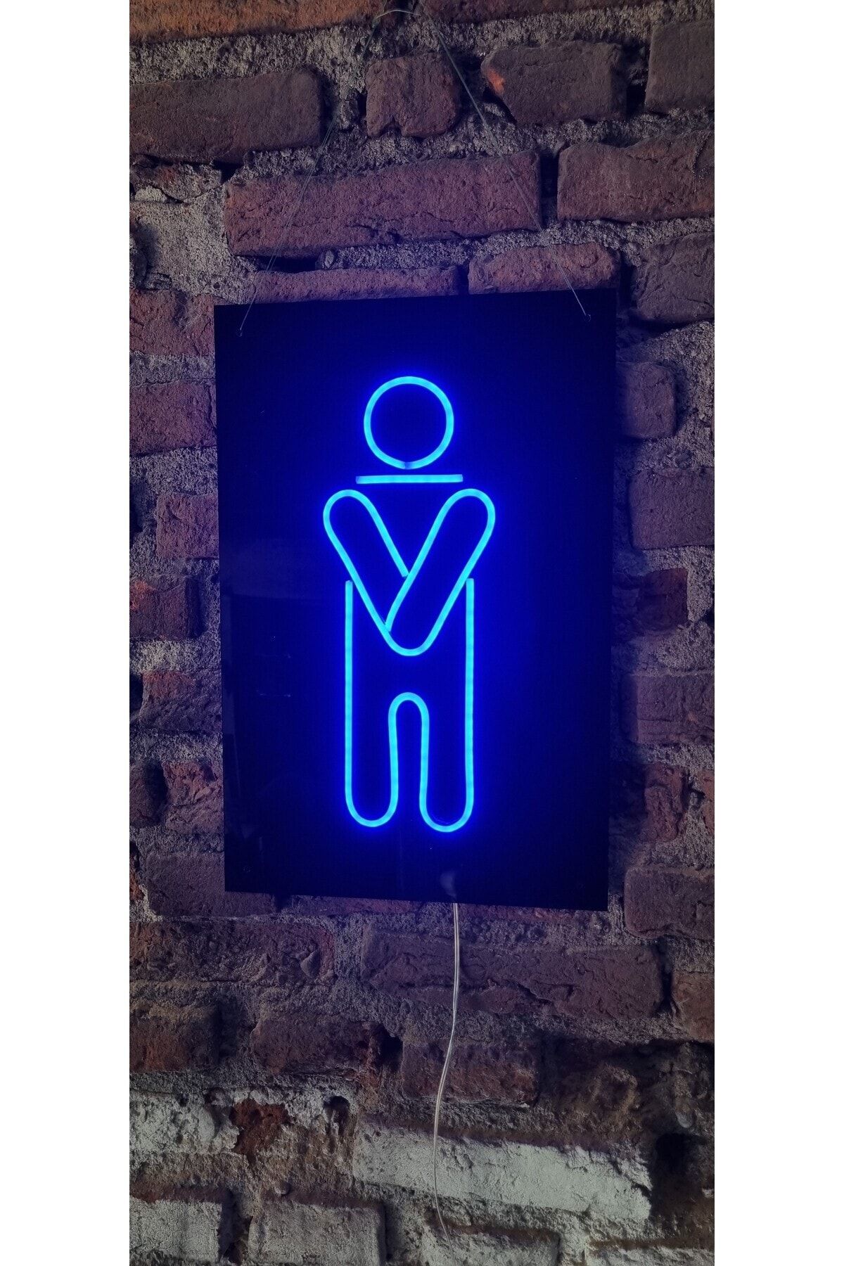 Neon Ledli Duvar Aydınlatması WC