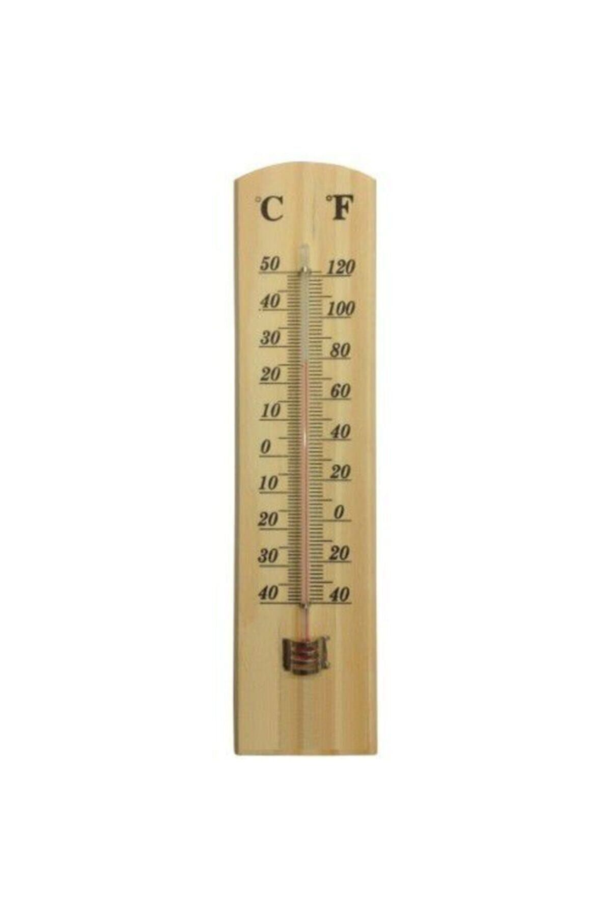 Genel Markalar Duvar Tipi Ahşap Termometre1007