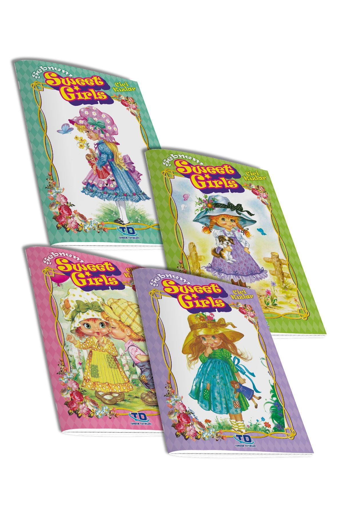 Tandem Yayınları Şebnem Cici Kızlar (Sweet Girls) 4 Lü Etkinlik Kitabı Seri 1