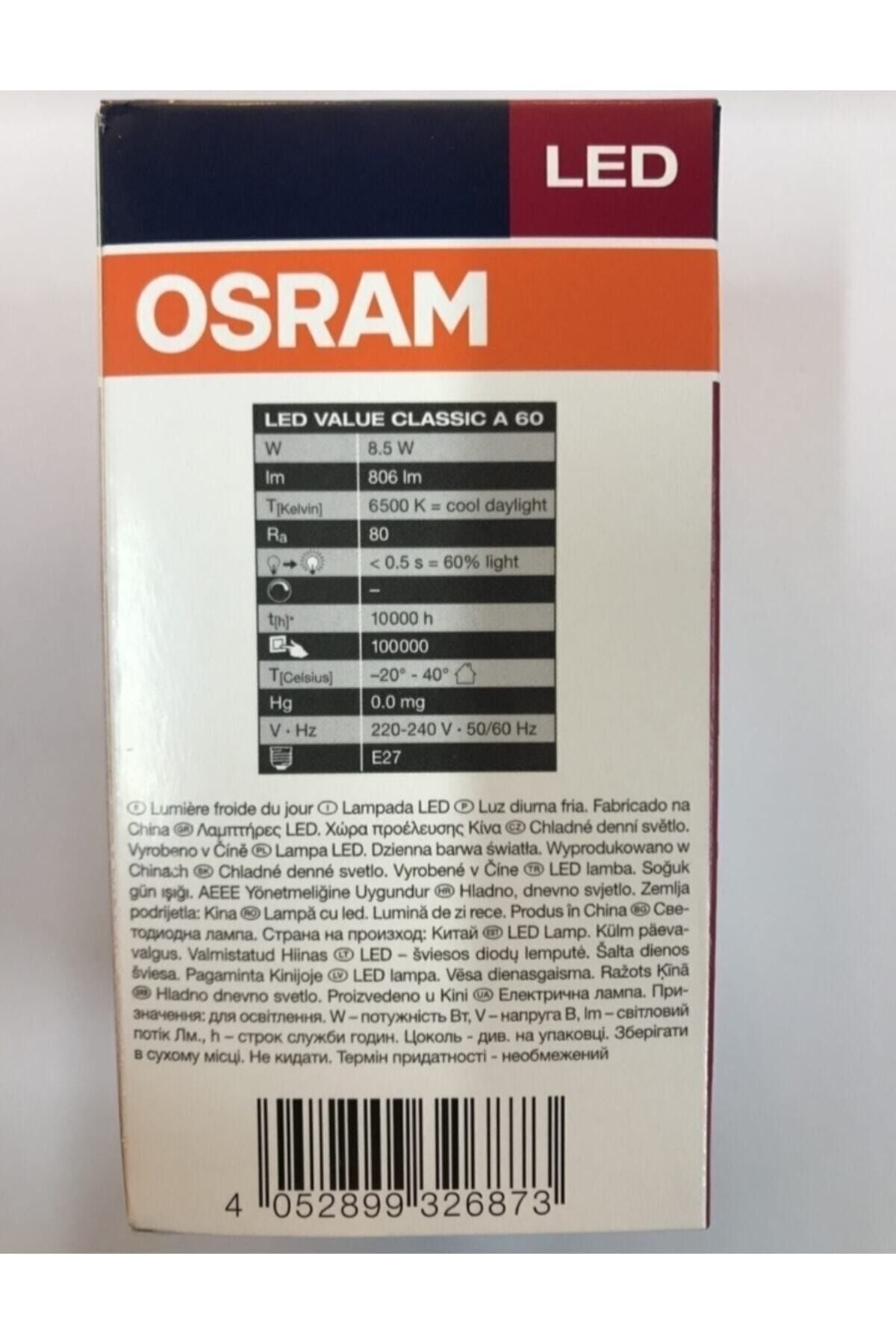 OSRAM LED VALUE Osram Led Ampul