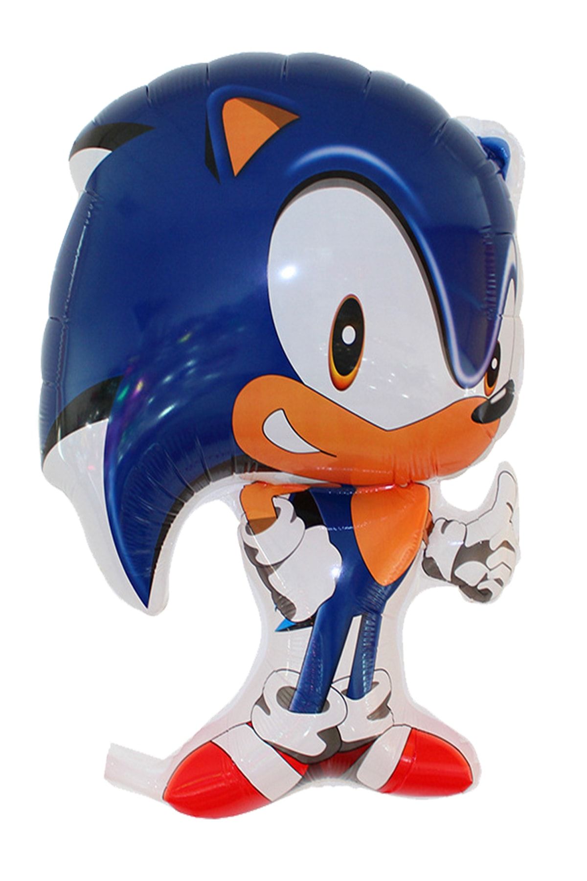 Parti Dolabı Sonic Boom Folyo Balon Süper Sonik Temalı Parti Balonu Sonik Doğum Günü 65x48cm