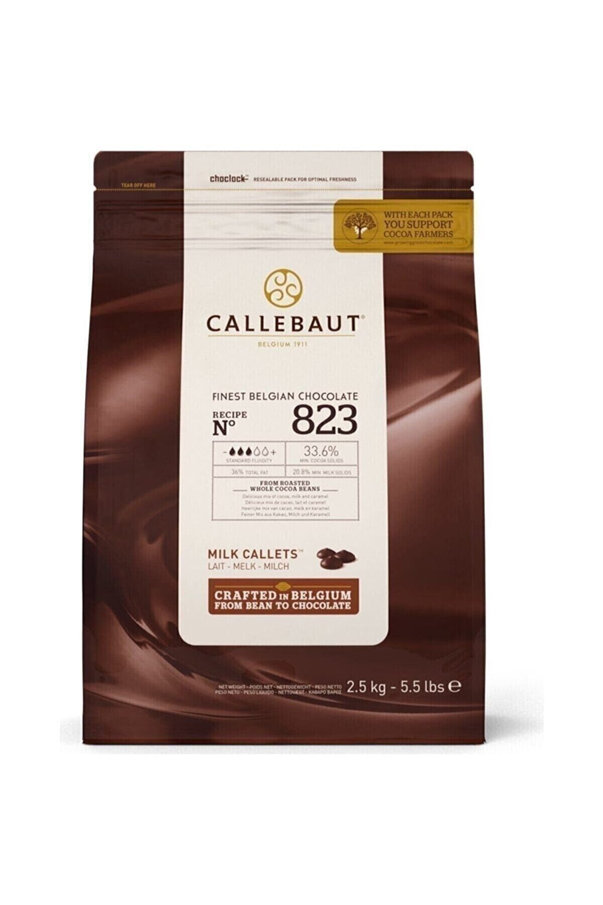 Callebaut Drop Sütlü Kuvertür Çikolata-2,5 Kg