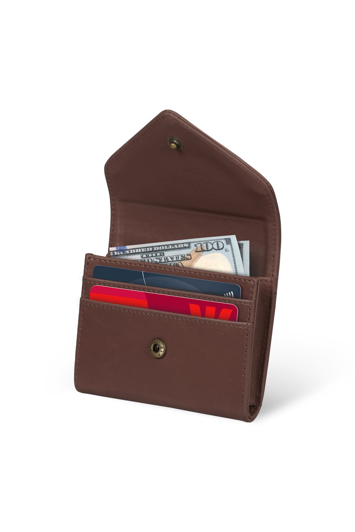 OttoAngelino Bozuk Para ve Kredi Kartı Cüzdanı RFID Korumalı OT163