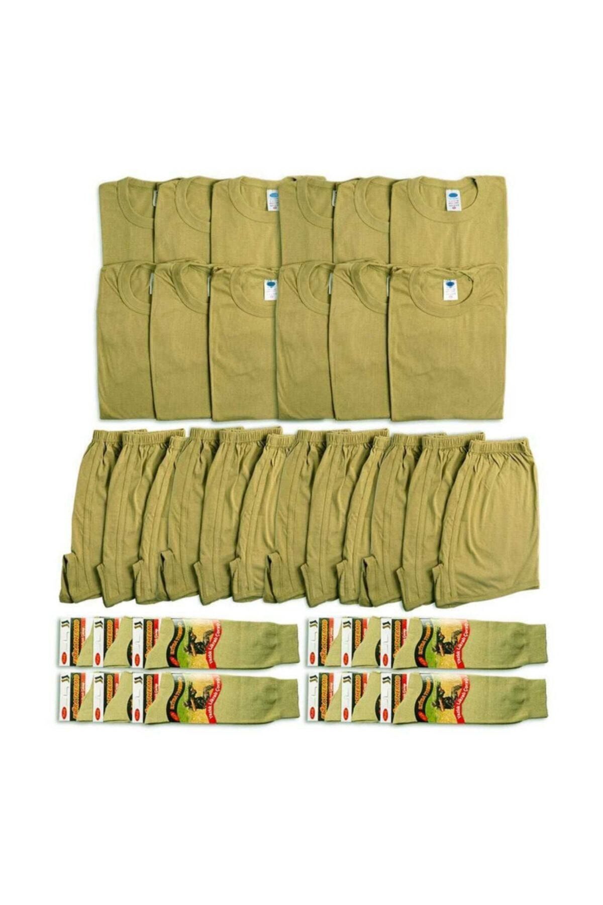 Asker Kolisi 12'li Giyim Seti - Acemi Ve Bedelli Asker Seti - Asker Malzemesi