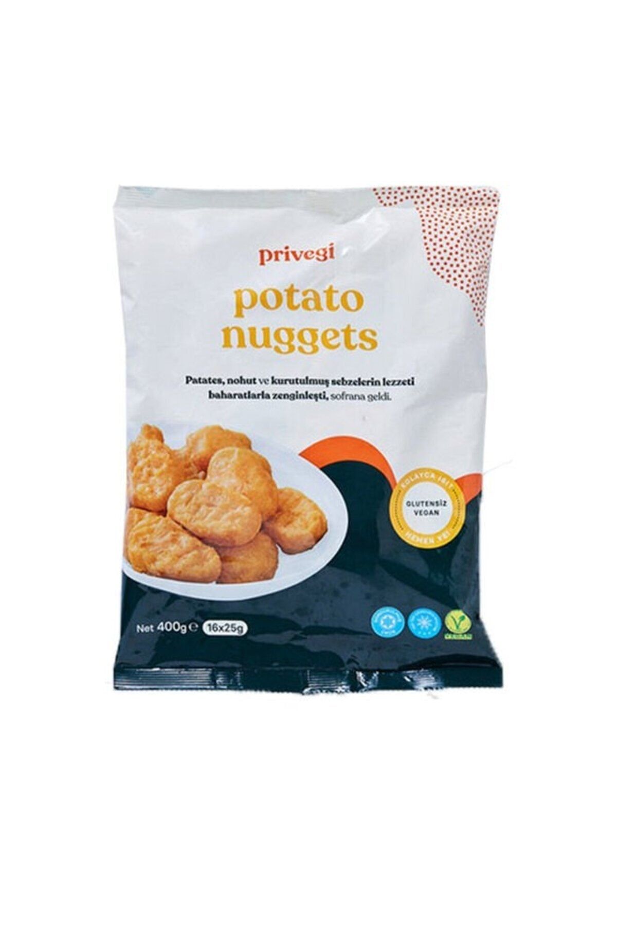 Privegi (HIZLI TESLİMAT* veya SOĞUK GÖNDERİM** ile) Privegi Potato Nuggets 400 g