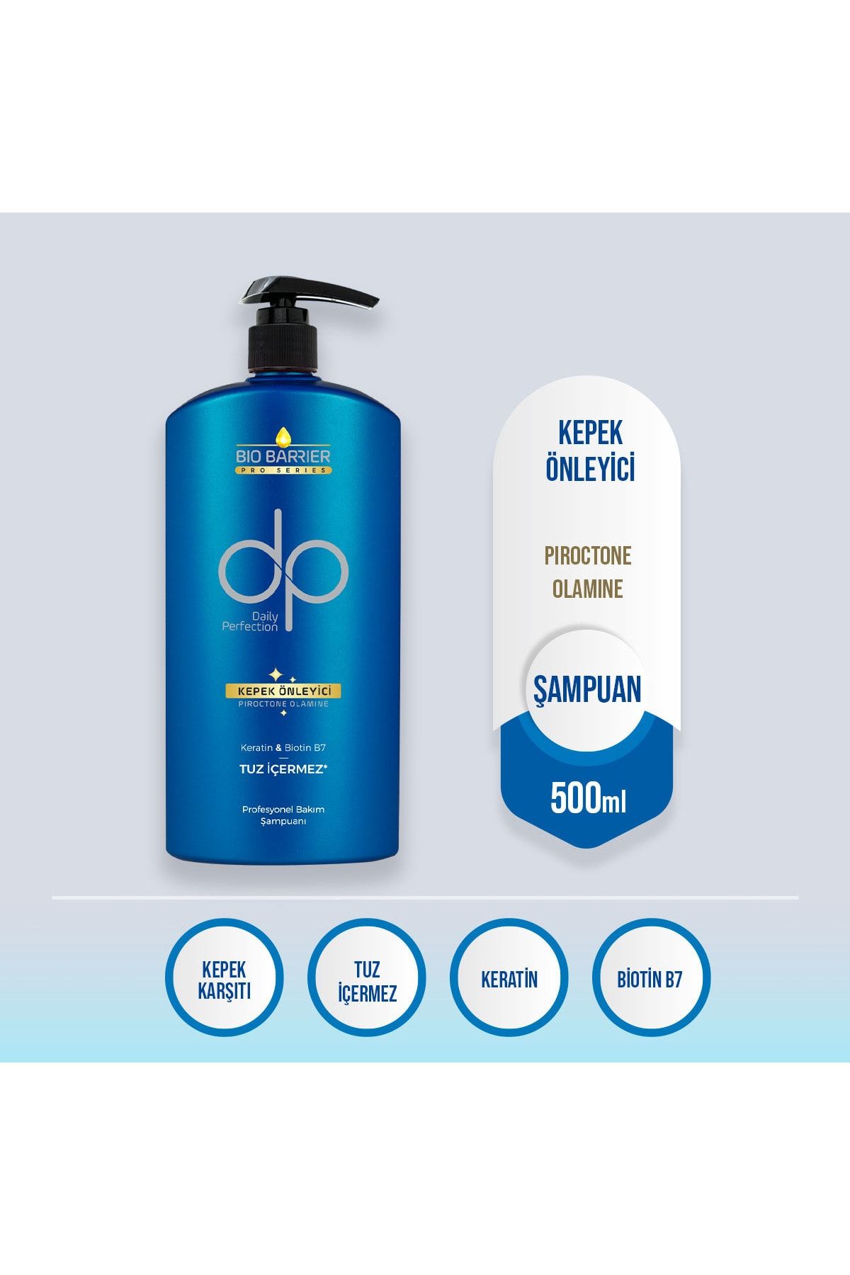 DP Bio Barrier Şampuan Kepek Önleyici Şampuan 500 Ml
