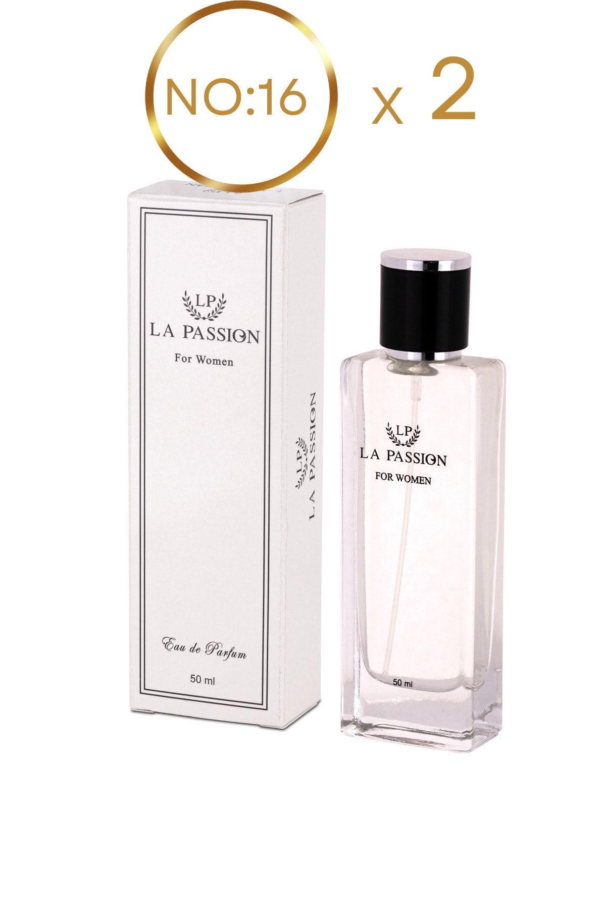 LA PASSION Kadın Parfum (NO:16)x2 50 ml Edp 2 Adet ( No:16 )