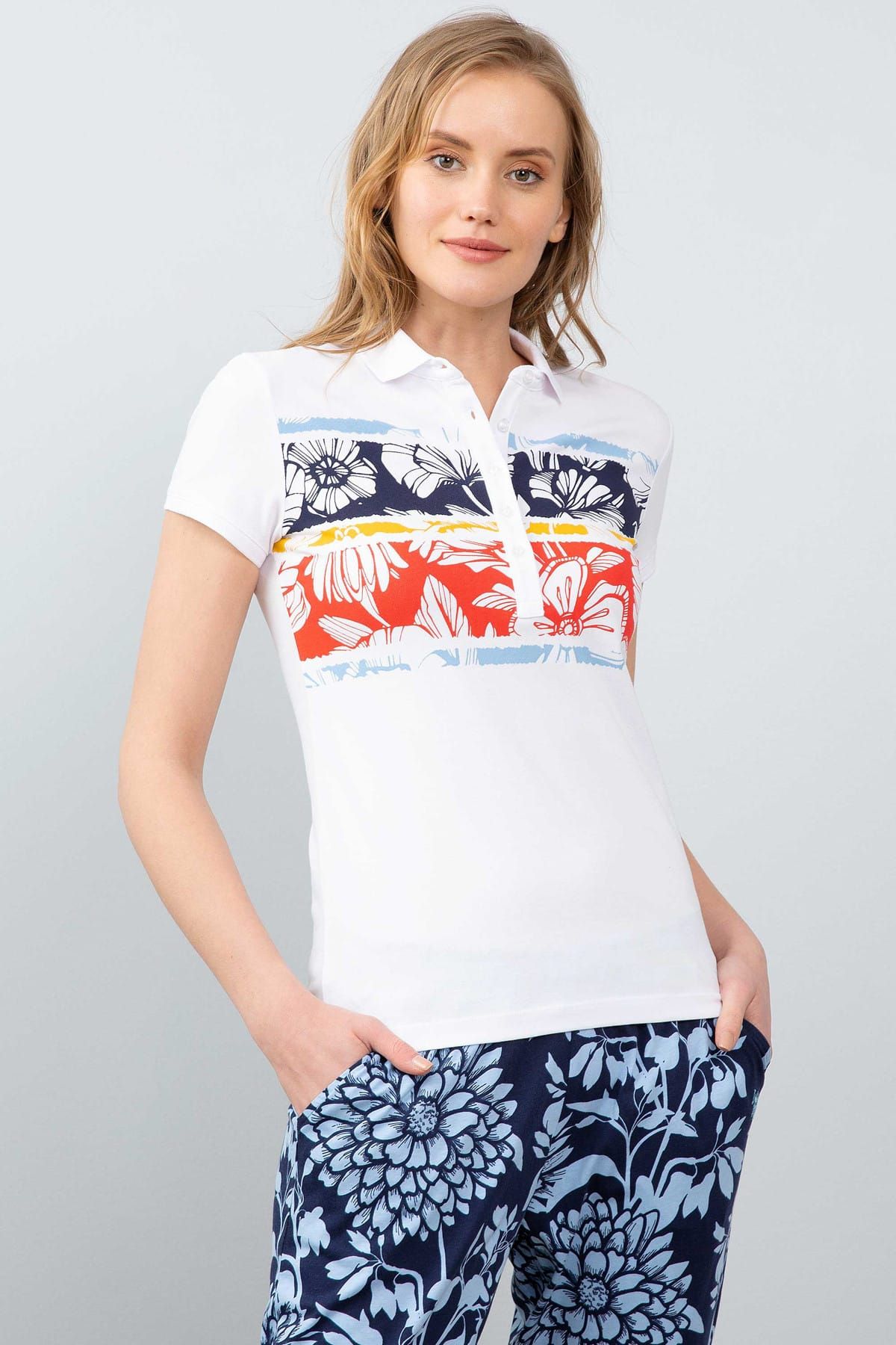 U.S. Polo Assn. Kadın T-Shirt G082SZ011.000.794459