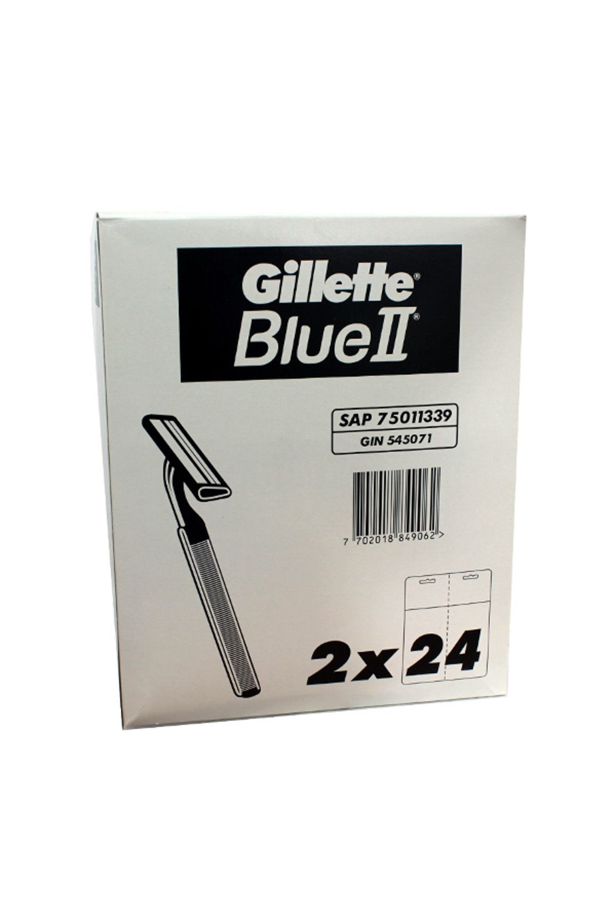 Gillette Blue 2 Kartela 48'Li