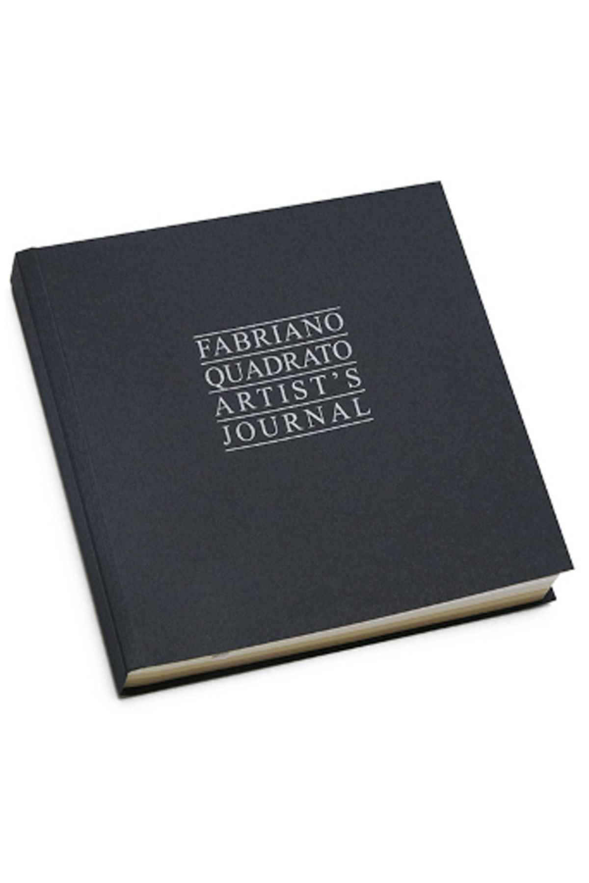 Fabriano Quadrato Artist's Journal, Siyah Kapaklı, 90gr - 16x16cm 39254