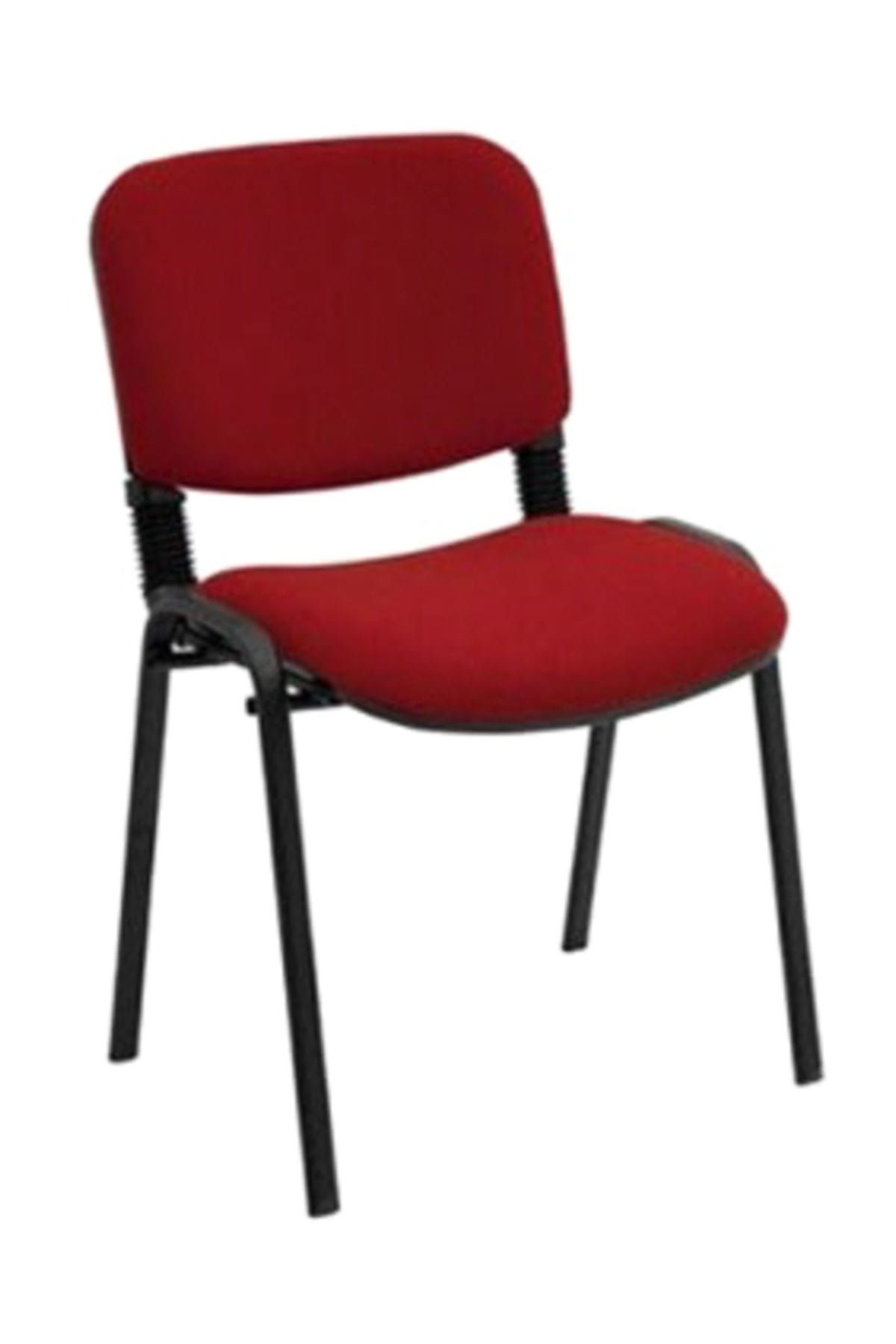 Türksit Form Sandalye 2 Adet Set Bordo - Deri