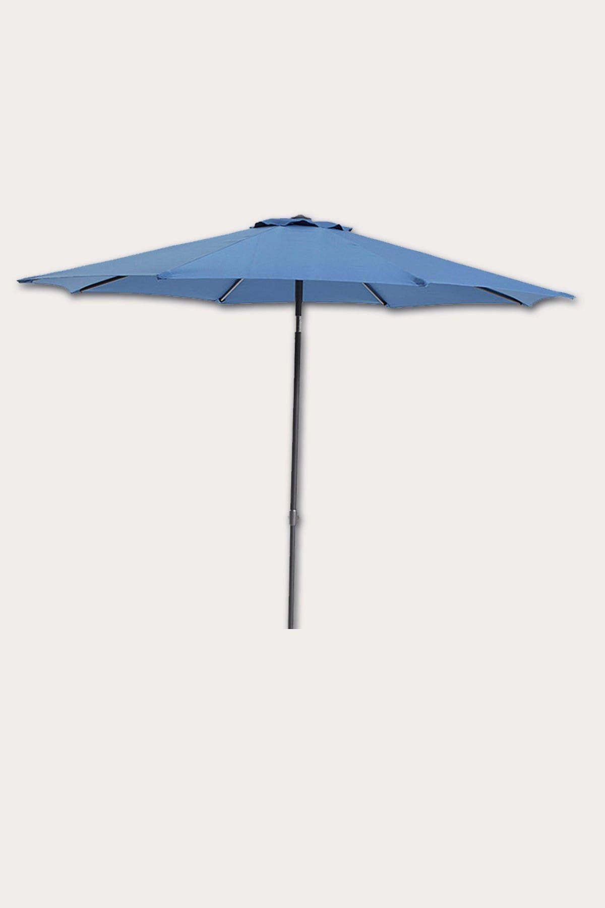 Sunfun Yuvarlak Balkon, Bahçe Şemsiyesi 270 cm Polyester Kumaş Mavi