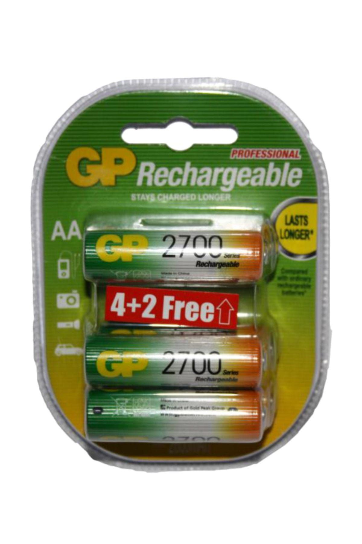 GP Batteries Şarj Edilebilir Pil Gp270Aahce42Bb-P6