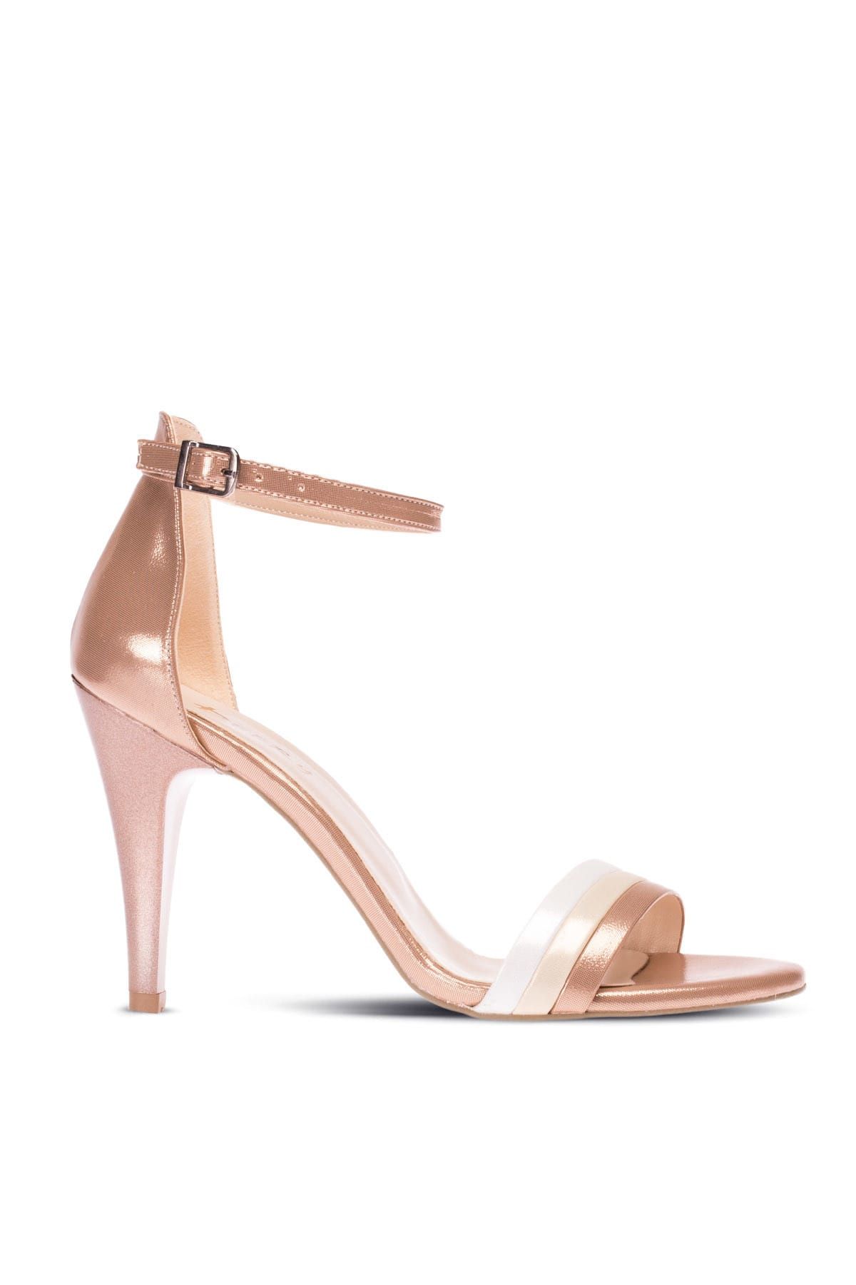Deery Altın Kadın  Klasik Topuklu Ayakkabı 00798ZALTM01
