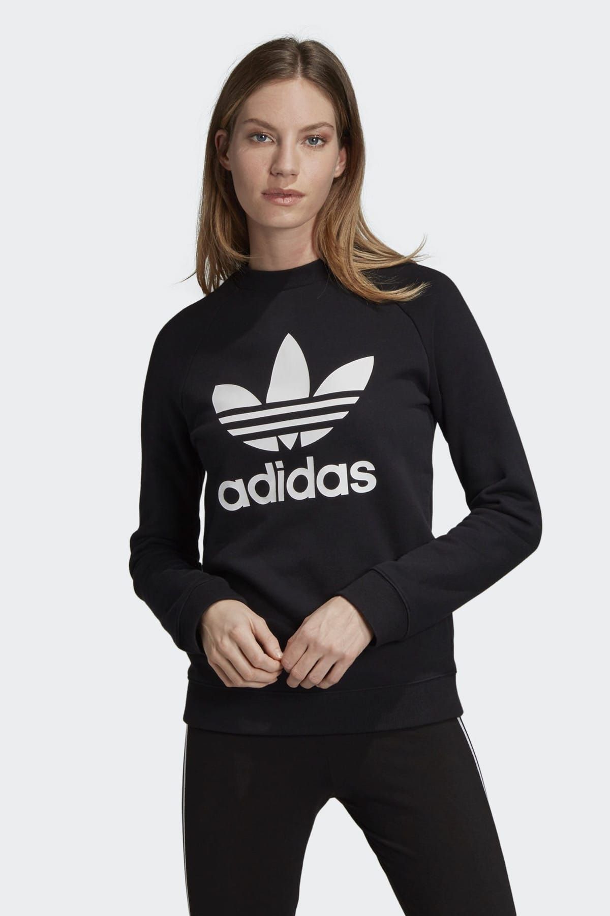 adidas Kadın Originals Sweatshirt - Trf Crew Sweat - DV2612