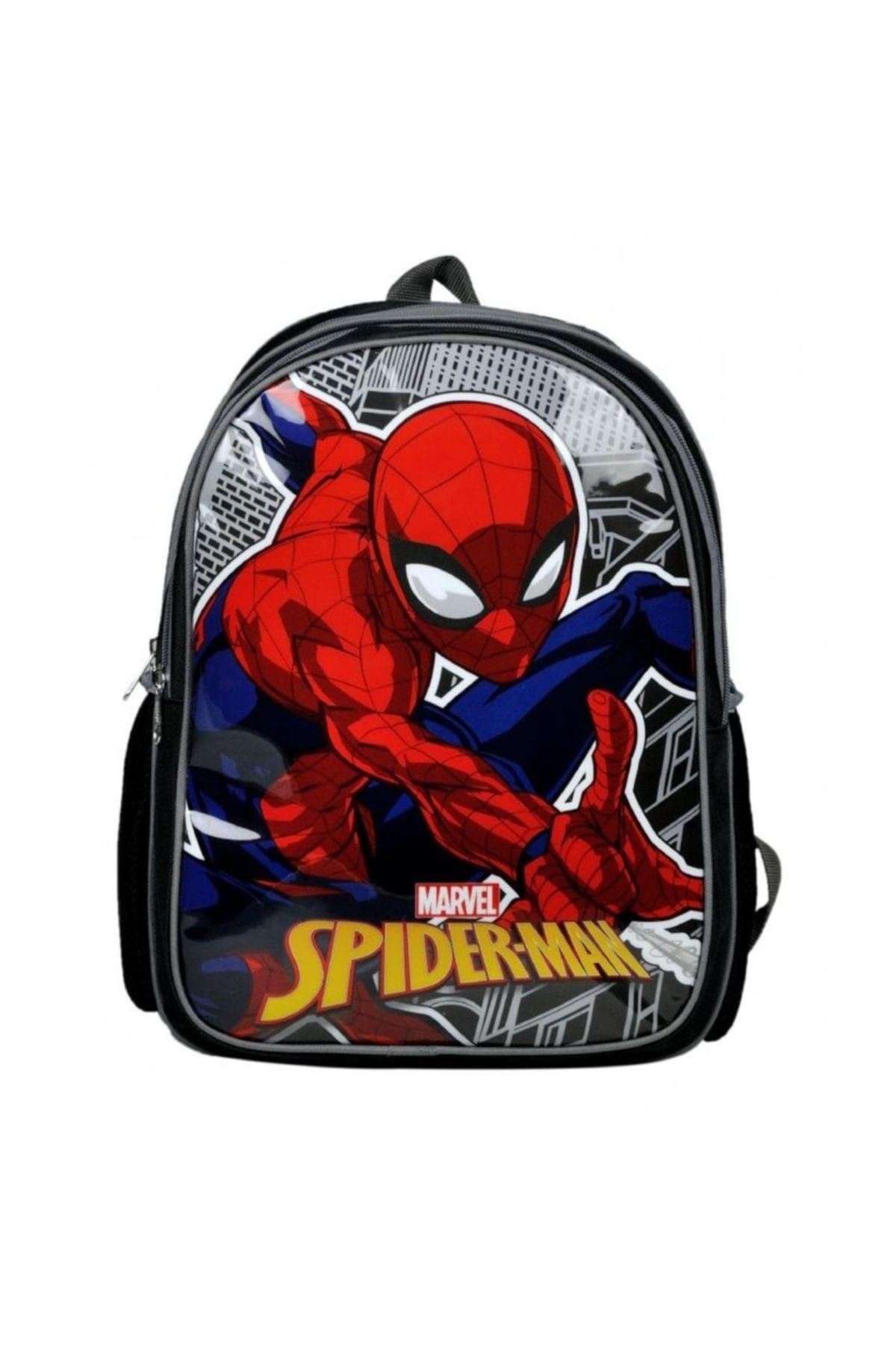 DİSNEY Spider-Man İki Bölmeli Siyah Okul/Sırt Çantası(Hakan 96616)