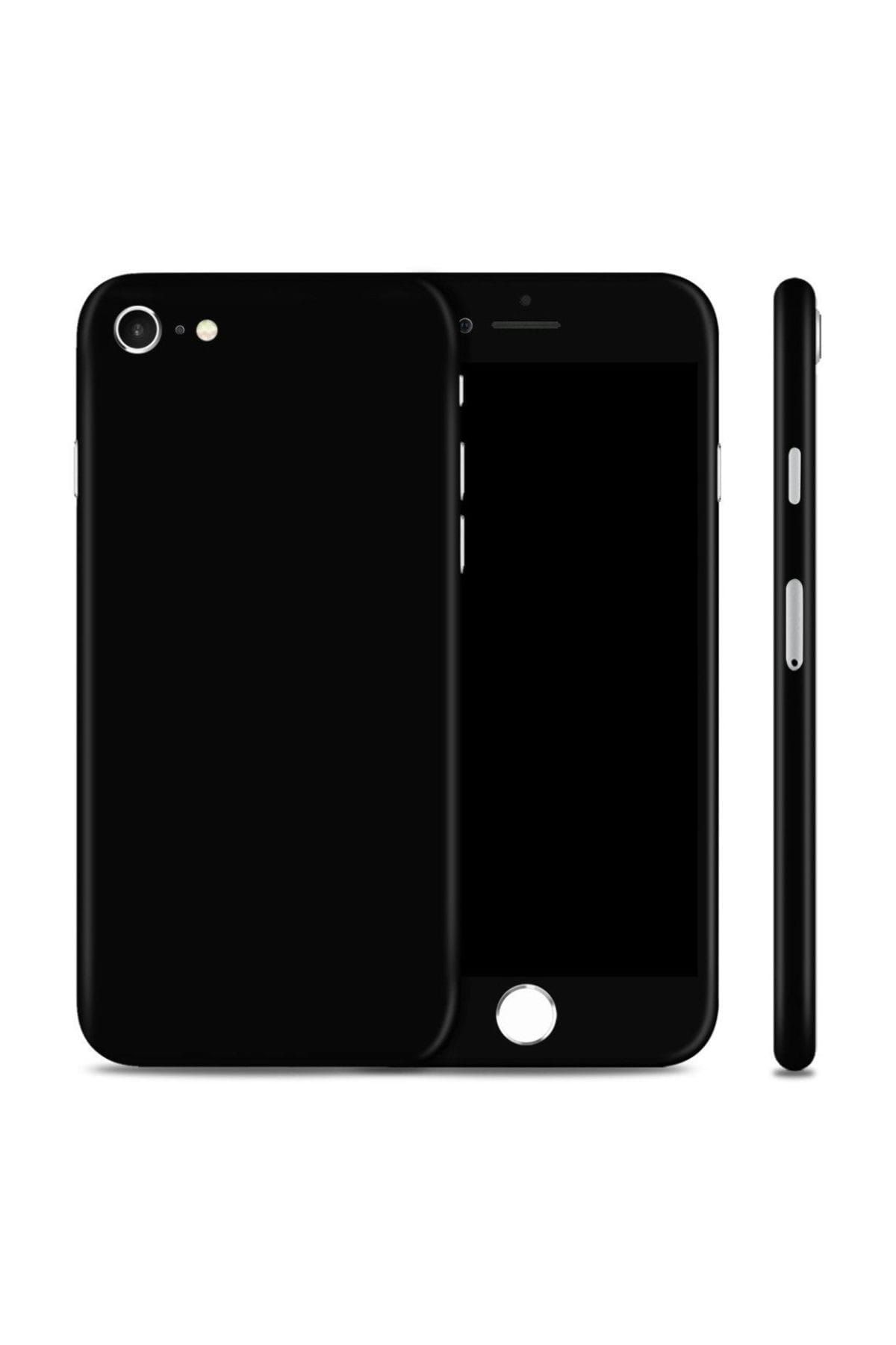 Renkli Garaj iPhone 6 6s Mat Siyah Telefon Kaplama