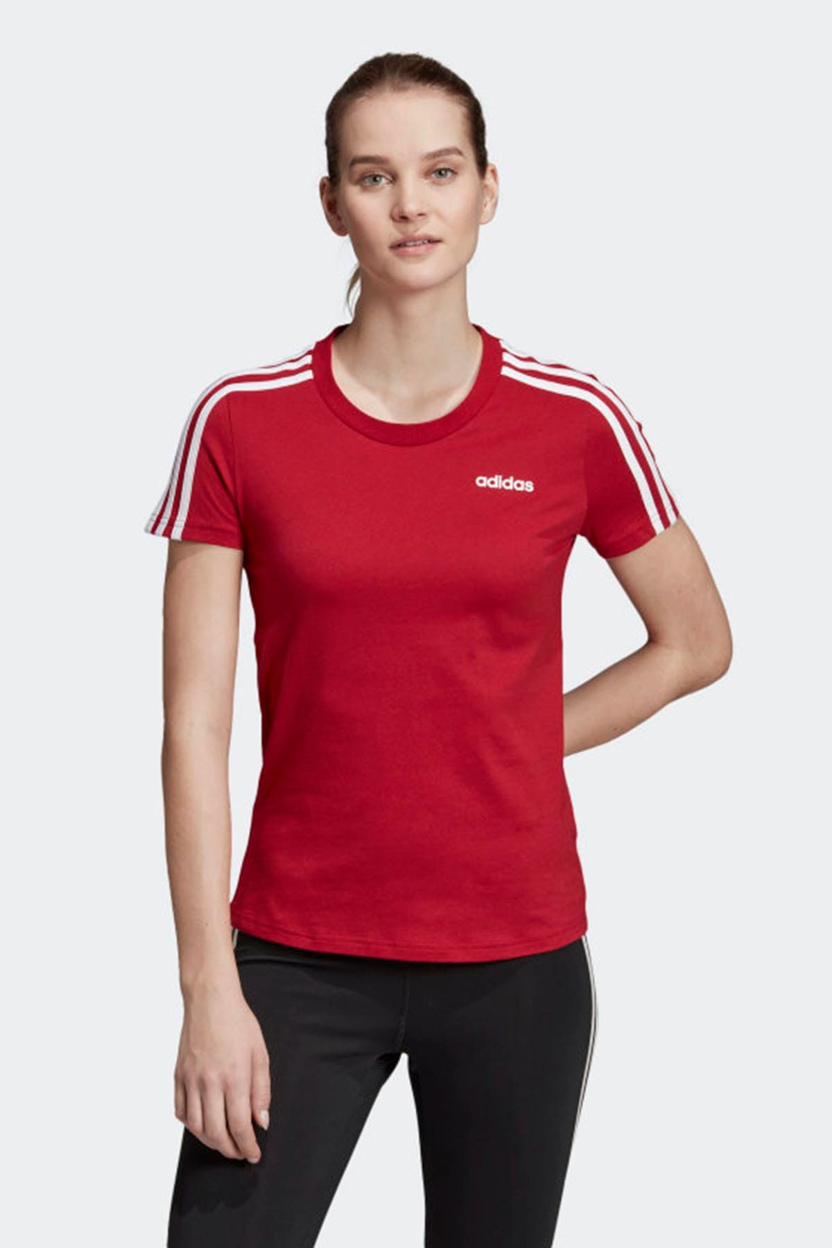 adidas Kadın T-Shirt Essentials 3S Slim Tee EI0763