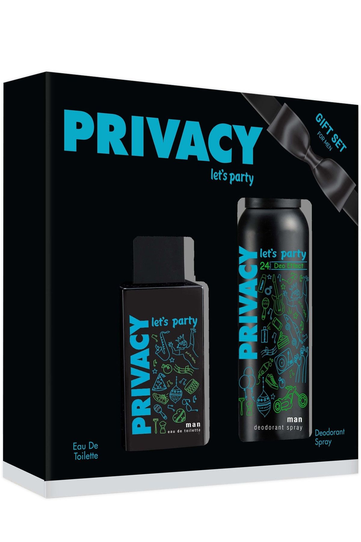 Privacy Let'S Party Edt 100 ml Erkek Parfüm & Deodorant 150 ml Erkek Parfüm Seti 8690506490775