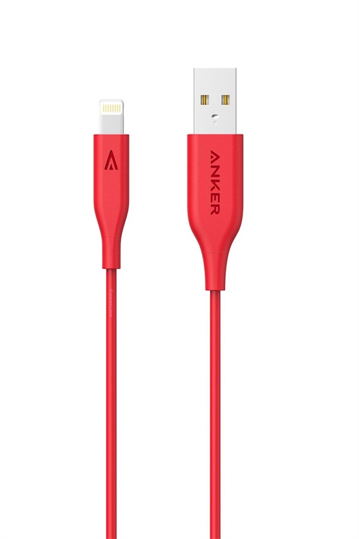 Anker Powerline Lightning 0.9 Metre iPhone Kablo-Kırmızı
