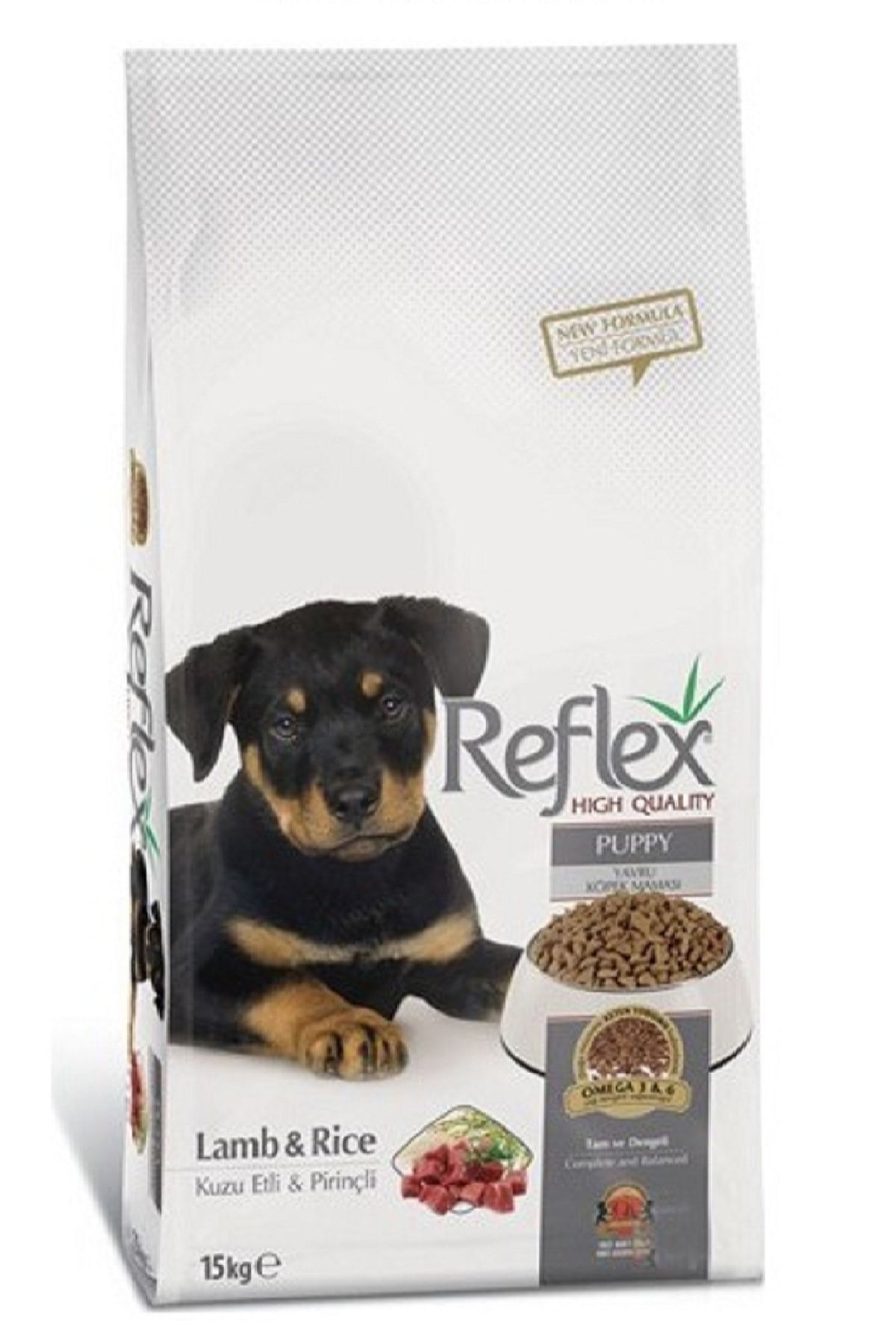 Reflex Kuzu Etli Pirinçli Yavru Köpek Maması 15 Kg