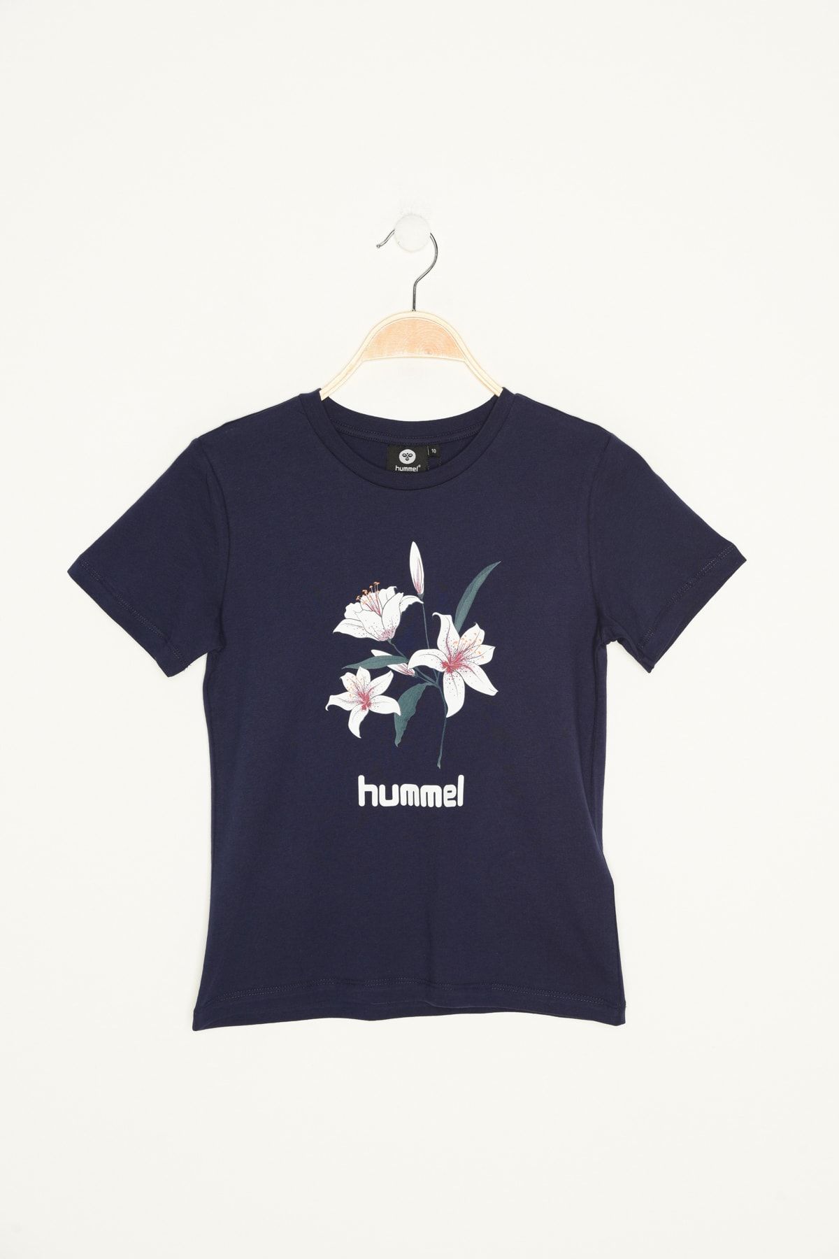 hummel HMLNEVES  T-SHIRT S/S TEE Gri Kız Çocuk T-Shirt 100579847
