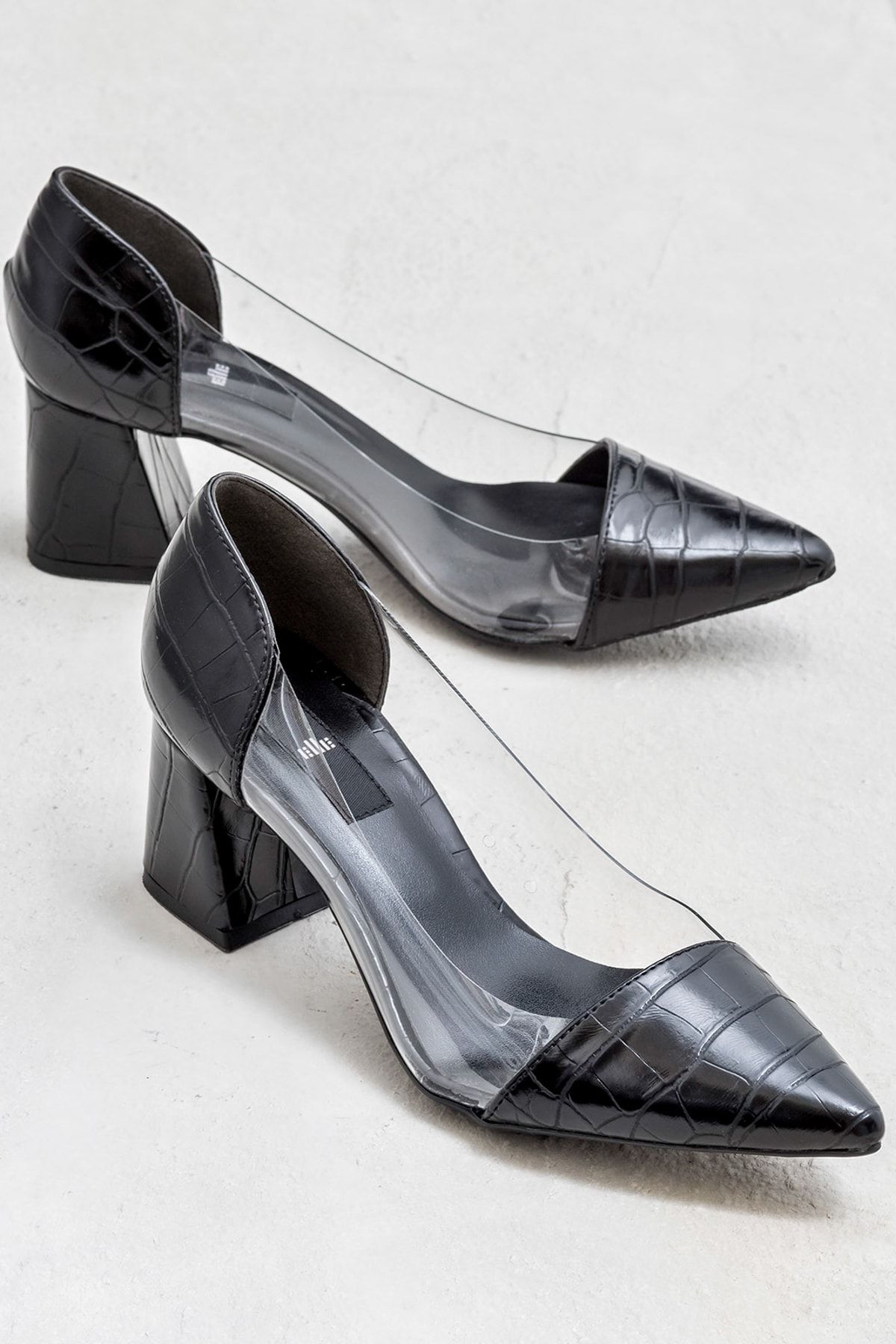 Elle CATORI Siyah Kadın Topuklu Ayakkabı