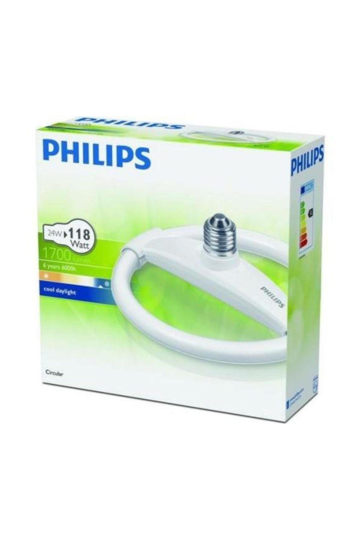 Philips Circular Simit Ampul 24w Sarı Işık E27 Normal Duy