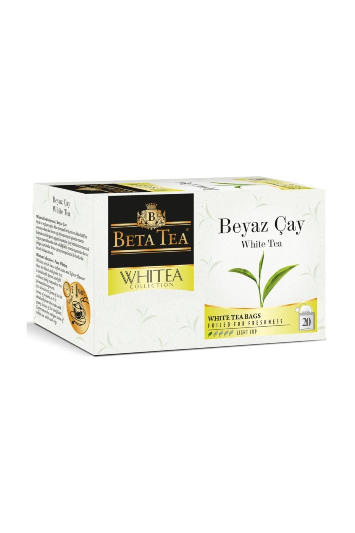 Beta Tea Beta Beyaz Çay Whitea Collection 20x1,2 Gr X 4 Paket