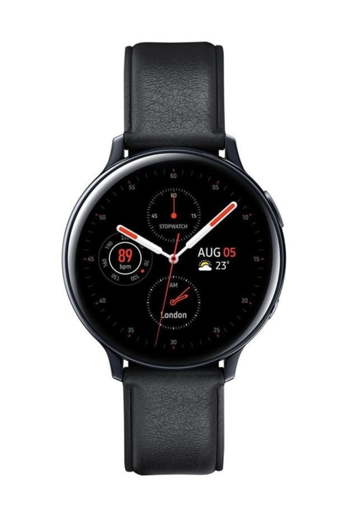 Samsung Galaxy Watch Active2 44mm Paslanmaz Çelik Siyah