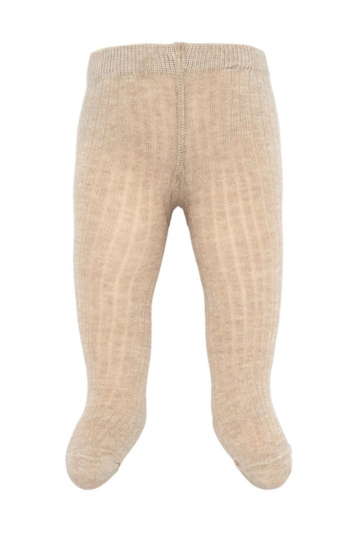 Mayoral Krem Kışlık Erkek Bebek Ribanalı Külotlu Çorap