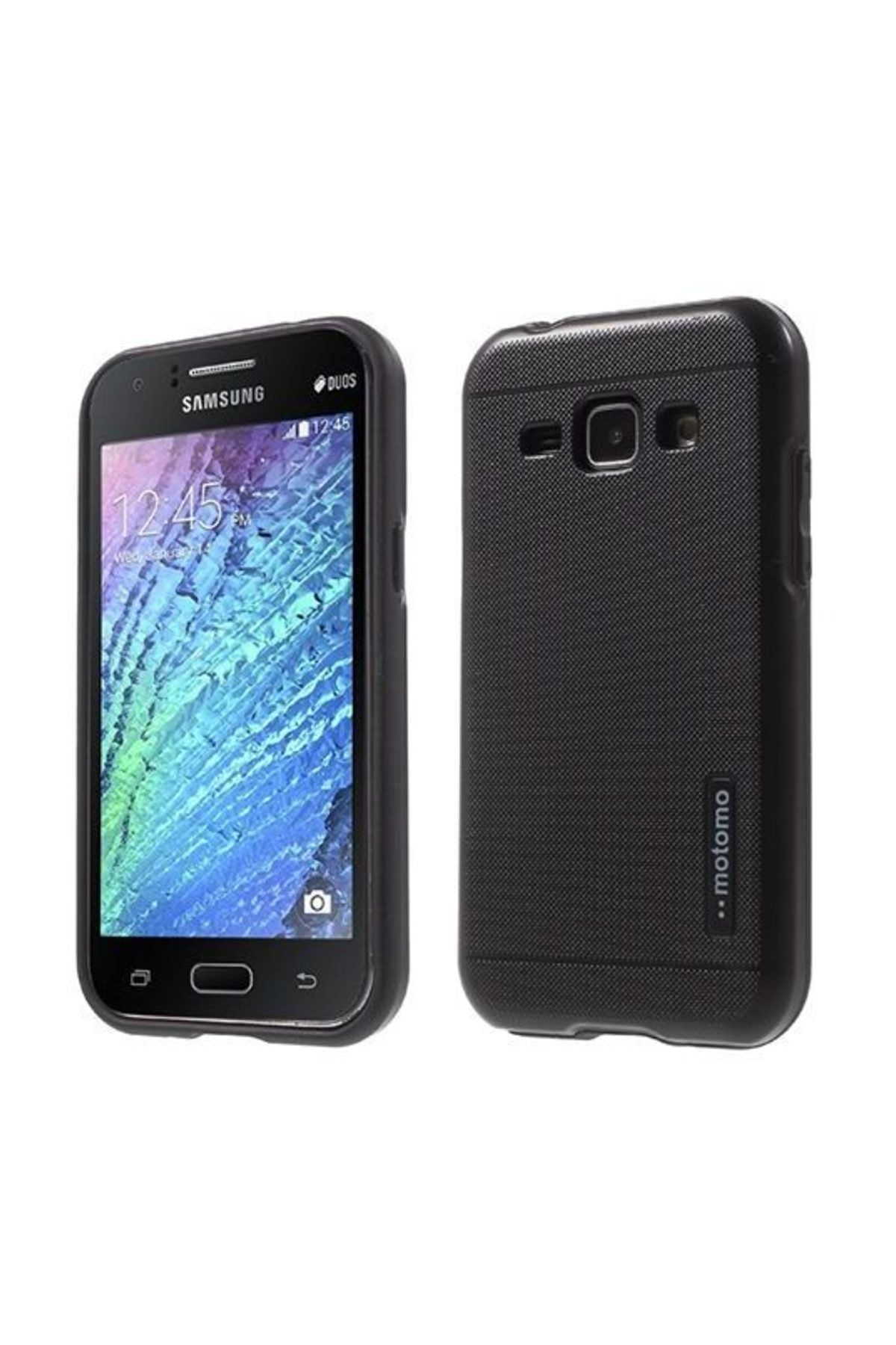 Motomo Samsung Galaxy J1 Ace Ultra Koruma Motomo TPU Siyah