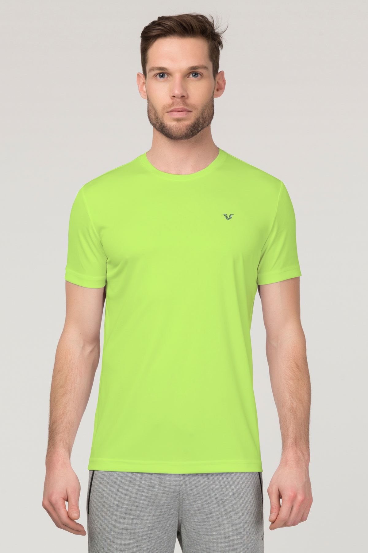 bilcee Yeşil Antrenman  Erkek T-Shirt FS-1683