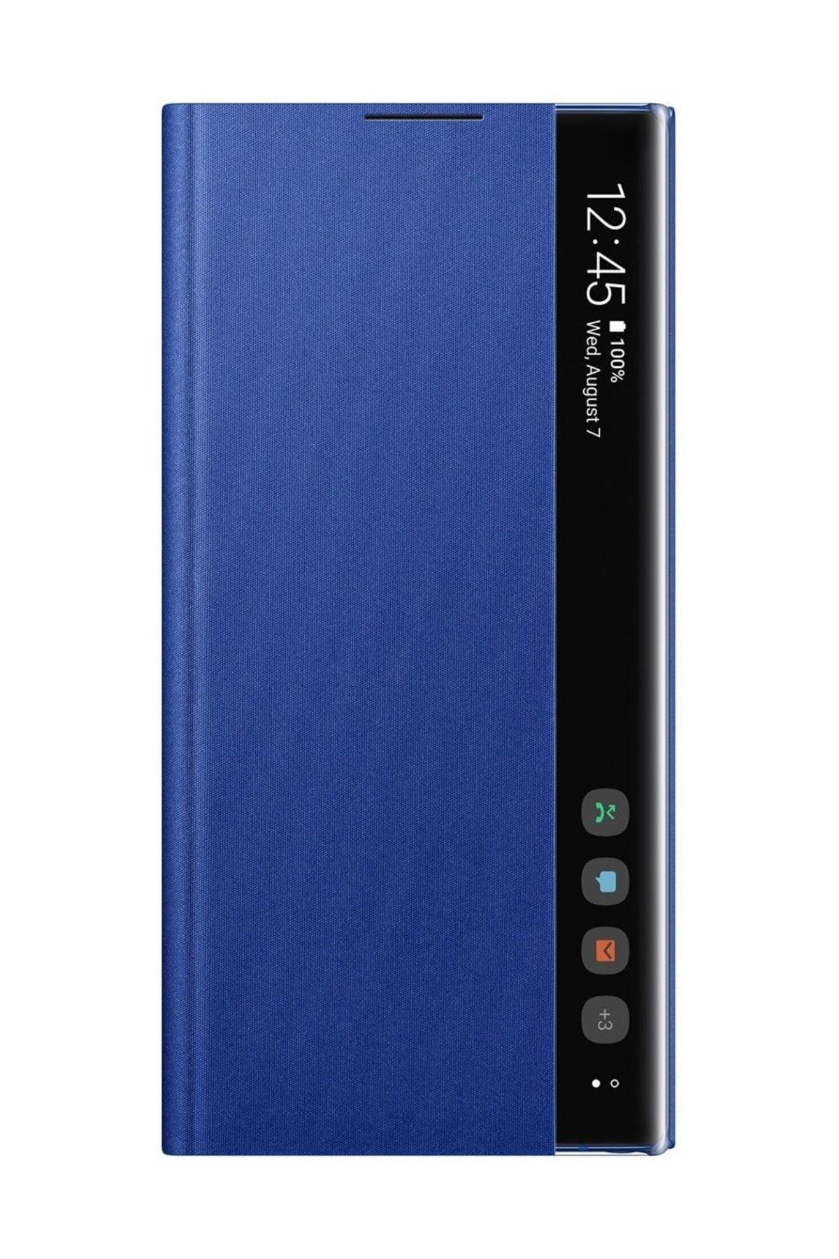 Samsung Galaxy Note 10 Plus Mavi Clear View Kılıf