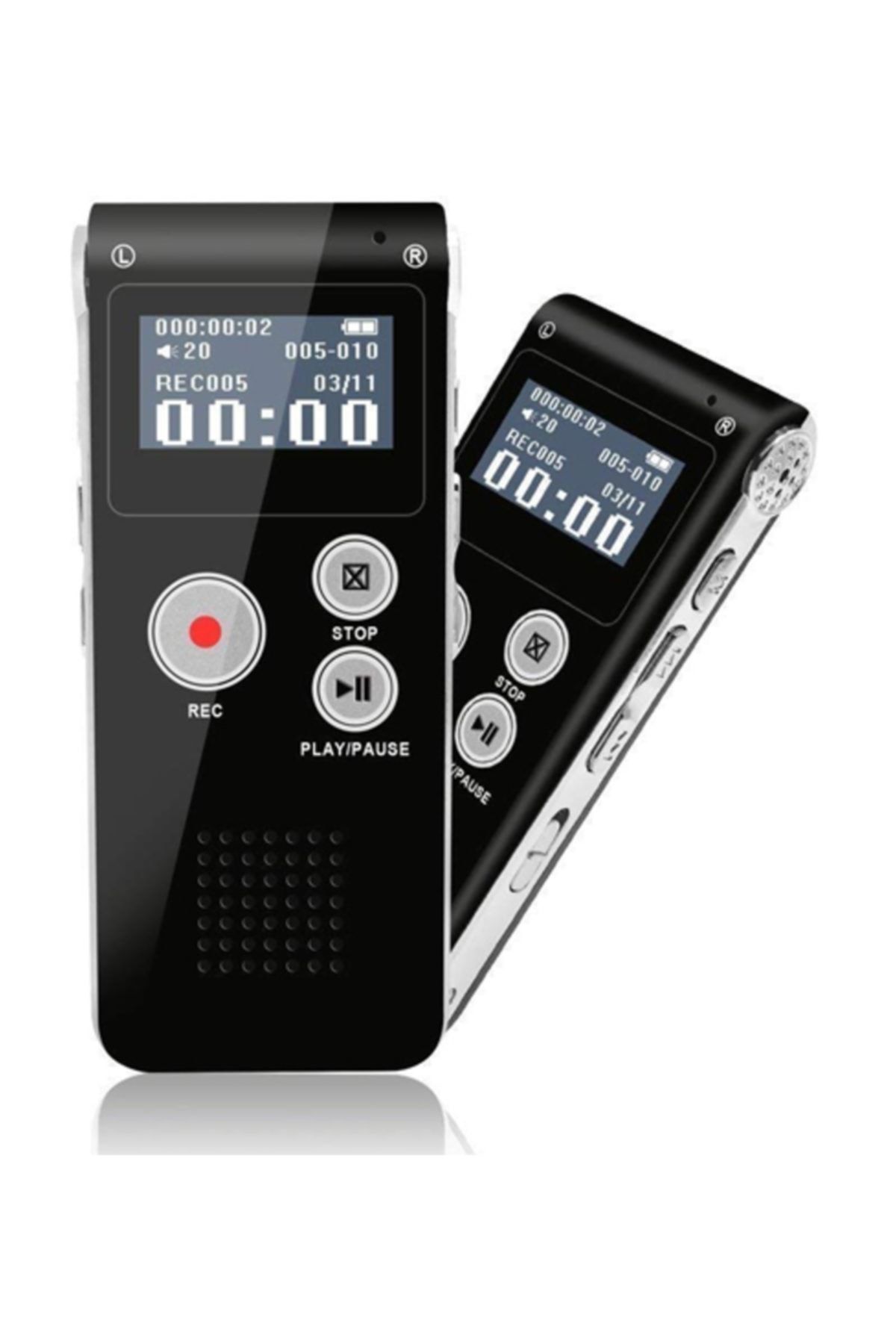 Gomax 8gb Dijital Ses Kayıt Cihazı-mp3 Player Siyah