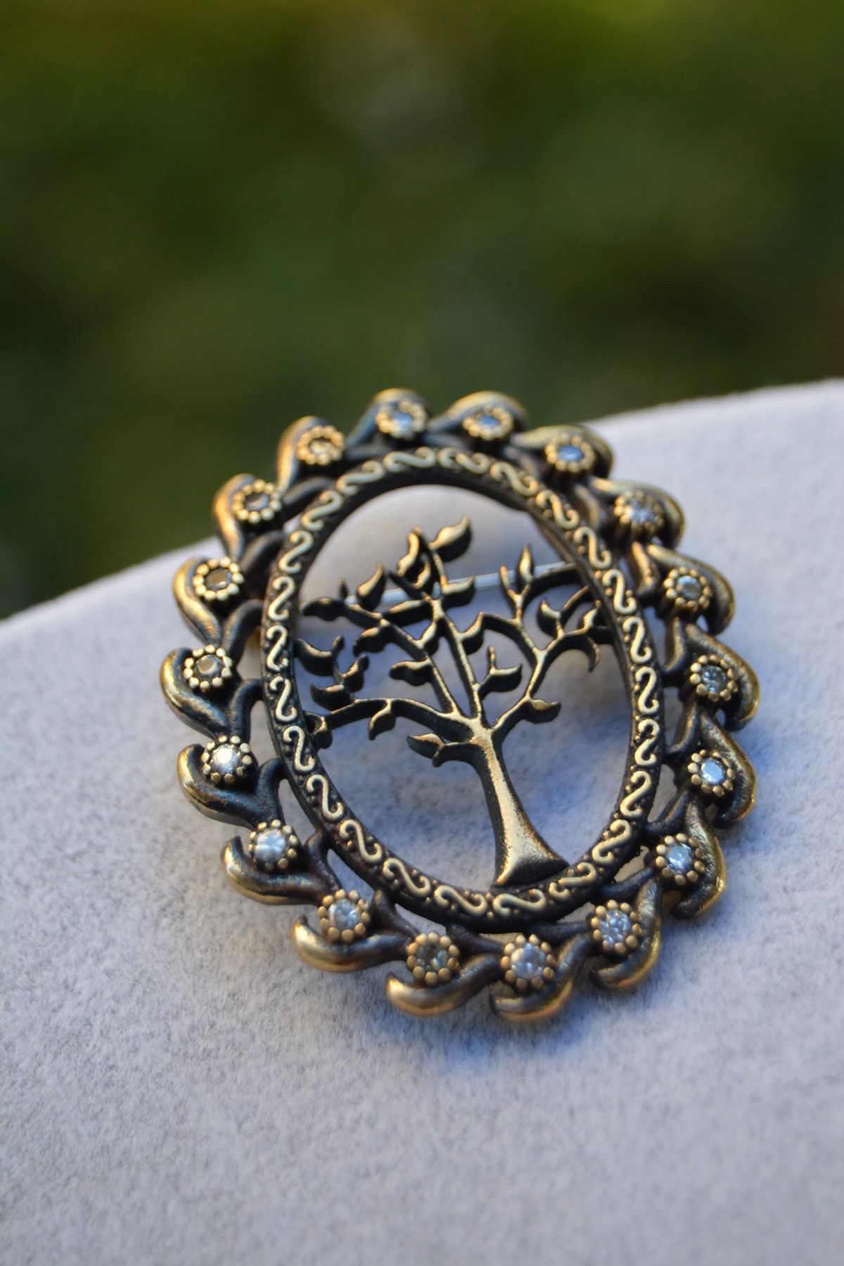 Stoneage Jewellery Hayat Ağacı Bayan Broş