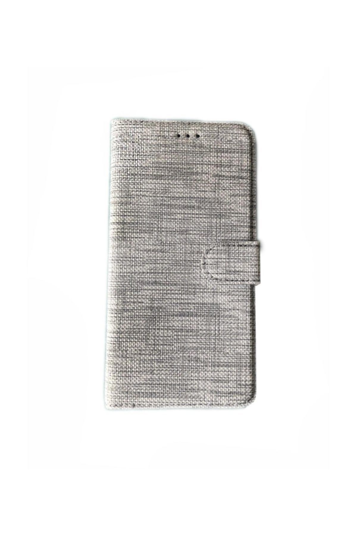 KNY Huawei Mate 20 Lite Kılıf Kumaş Desenli Cüzdanlı Kapaklı Kartlıklı Kılıf+nano Cam Ekran Koruyucu